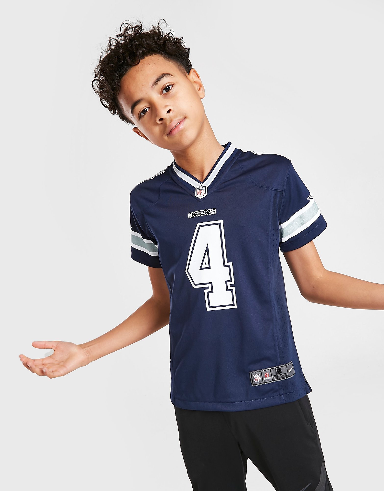

Nike NFL Dallas Cowboys Prescott #4 Jersey Junior - Navy - Kids, Navy