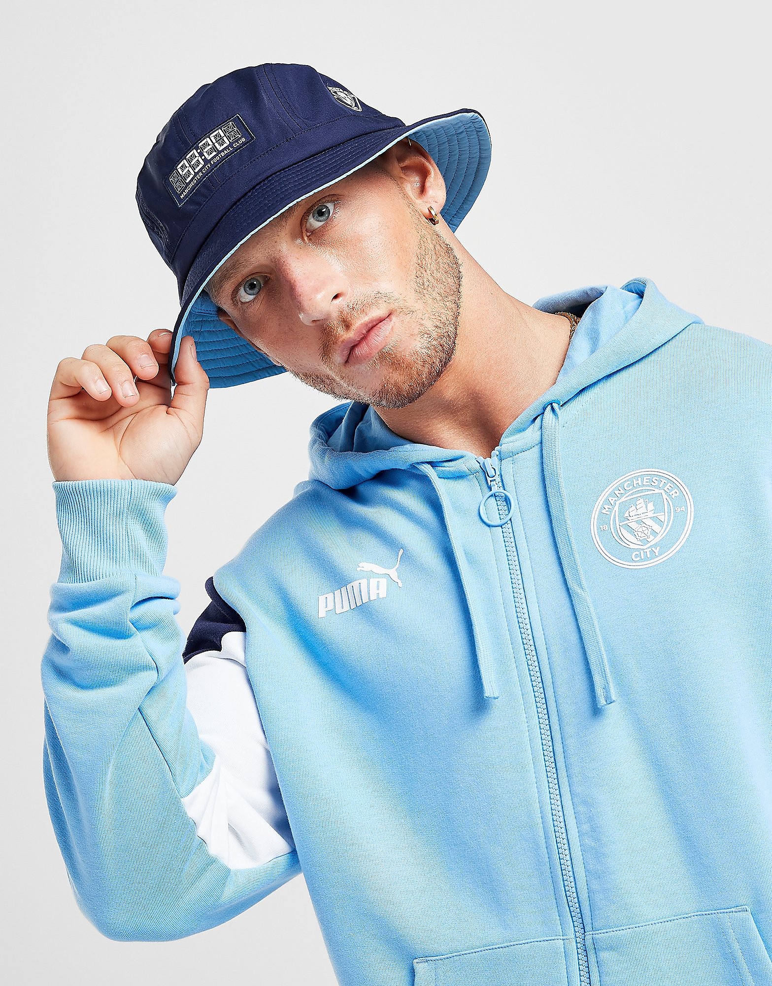

Puma Manchester City FC 2021/22 Team Bucket Hat - Blue - Mens, Blue