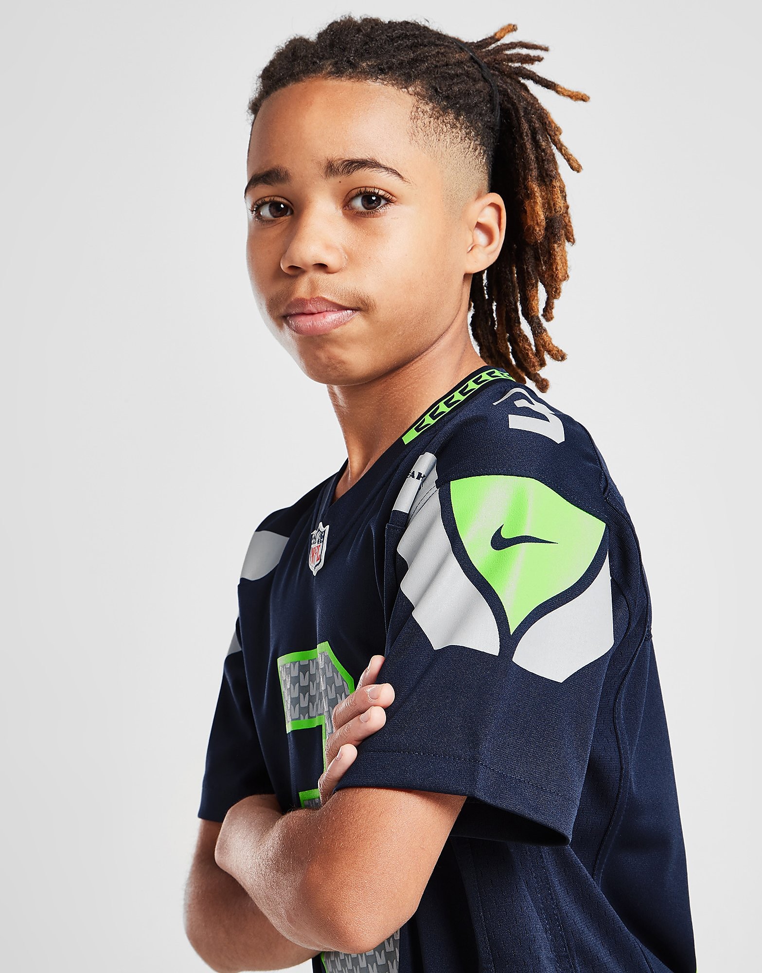 

Nike NFL Seattle Seahawks Wilson #3 Jersey Junior - Blue - Kids, Blue