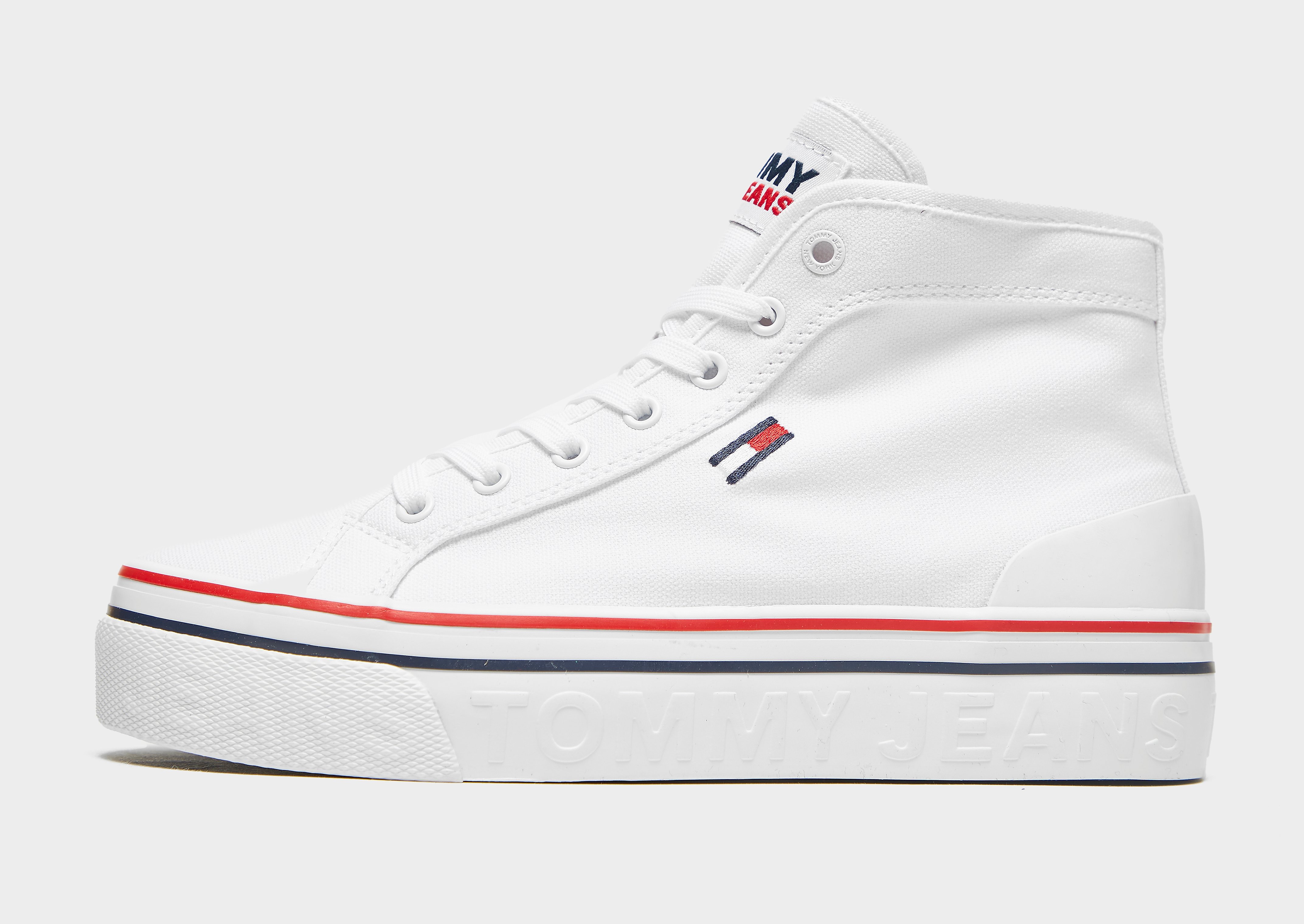 

Tommy Jeans Flatform Mid Women's - White, White