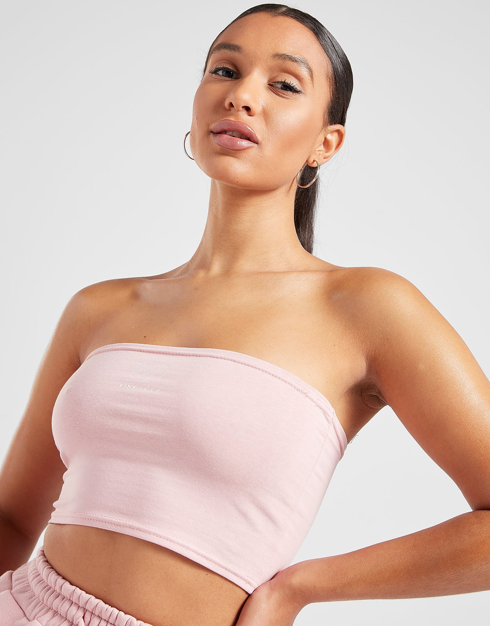

Pink Soda Sport Essentials Bandeau Top - Only at JD - Pink - Womens, Pink