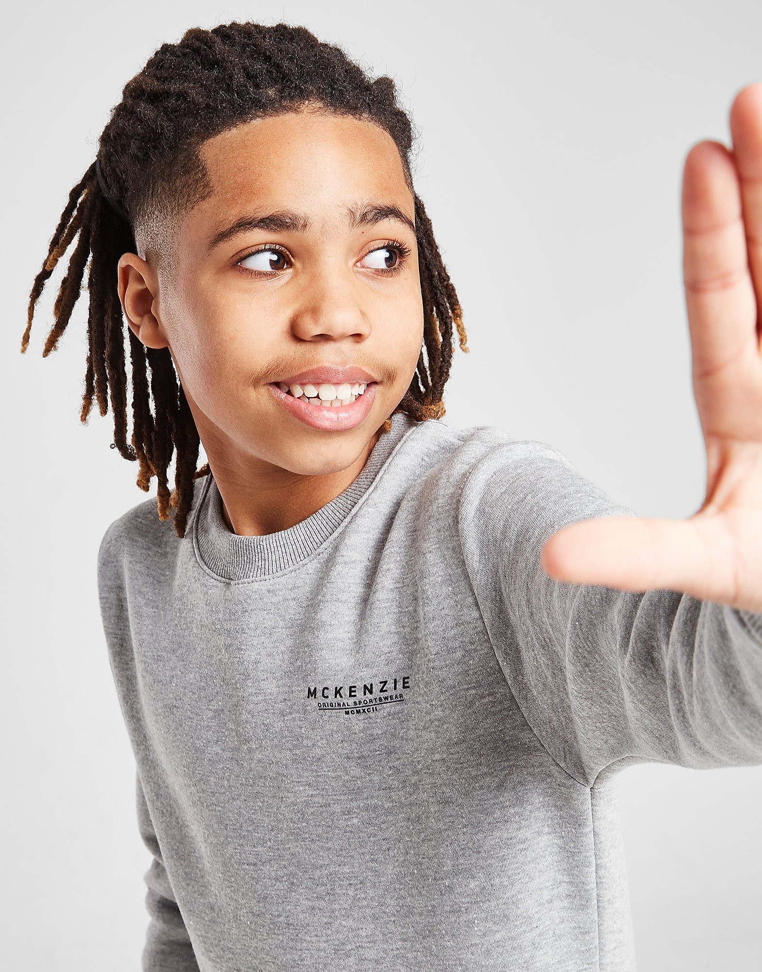 

McKenzie Essential Crew Sweatshirt Junior - Grey - Kids, Grey