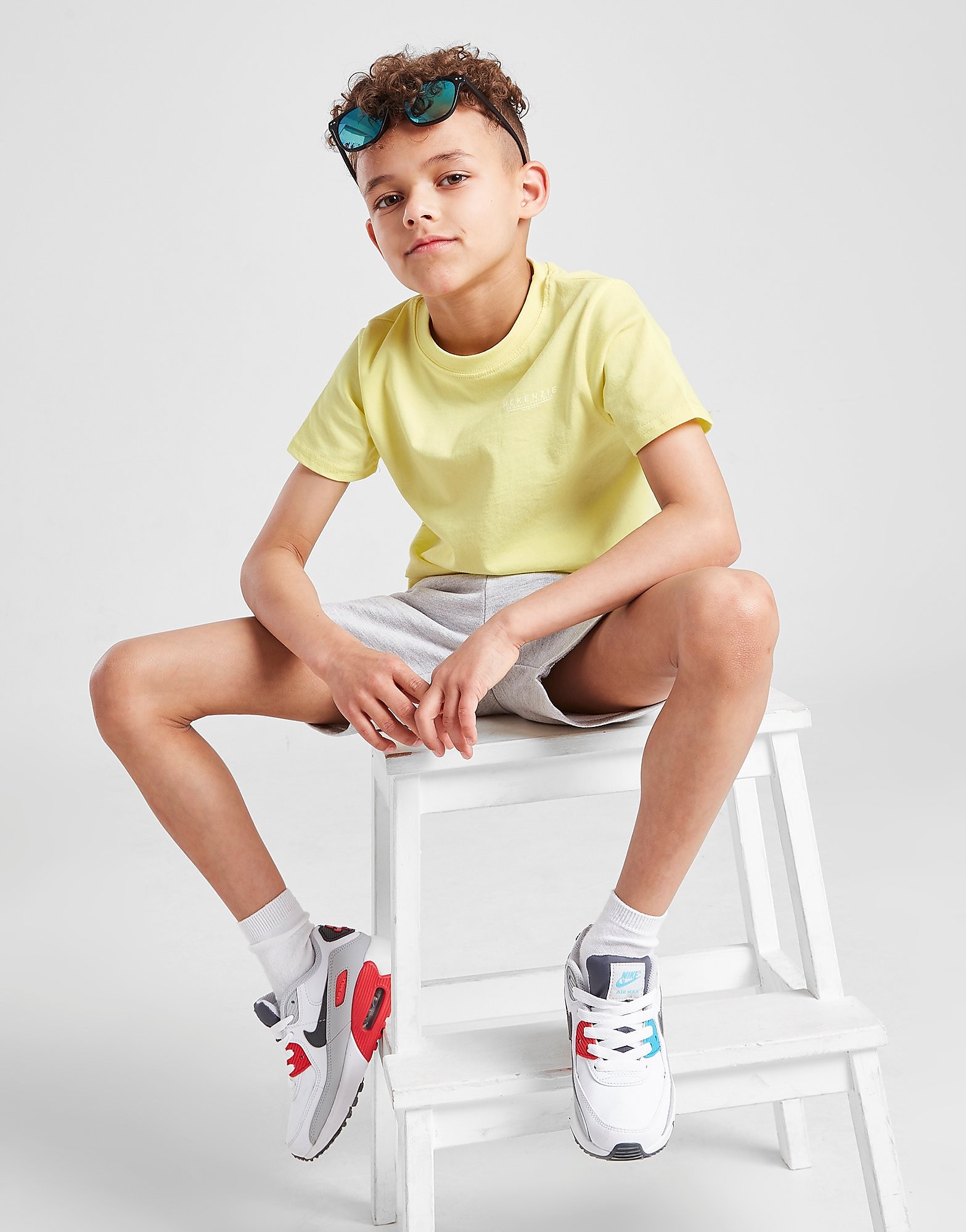 

McKenzie Mini Essential T-Shirt/Shorts Set Children - Yellow/Grey - Kids, Yellow/Grey