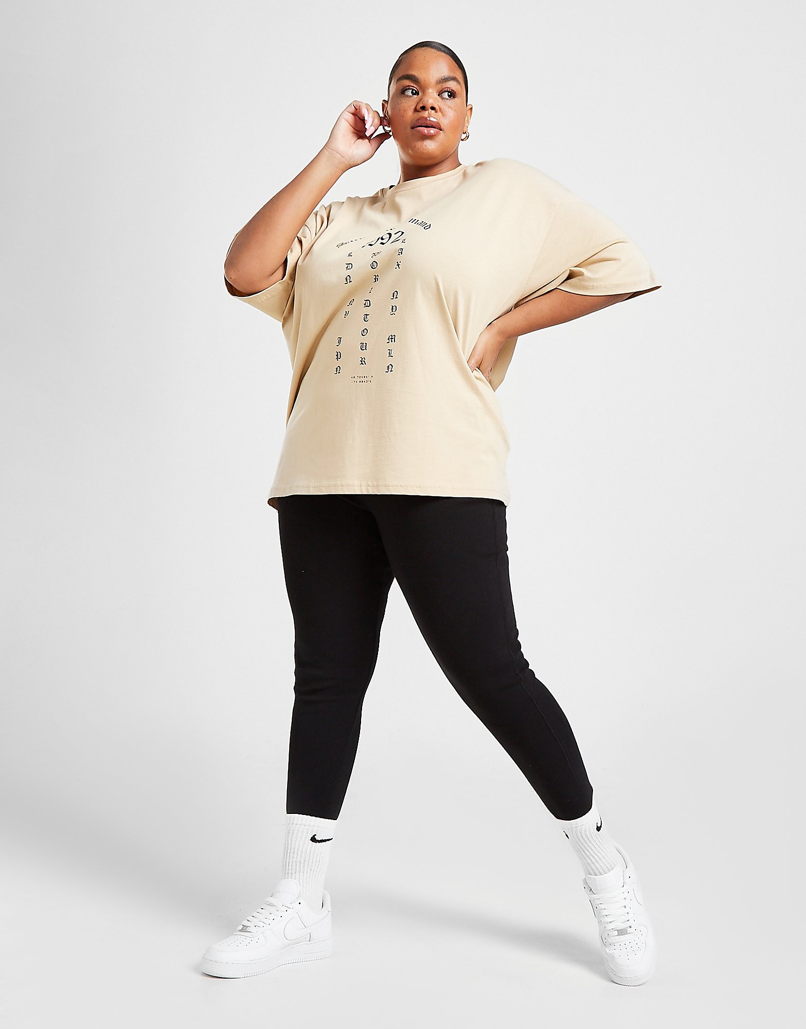 

Supply & Demand Rib Plus Size Leggings - Only at JD - Black - Womens, Black