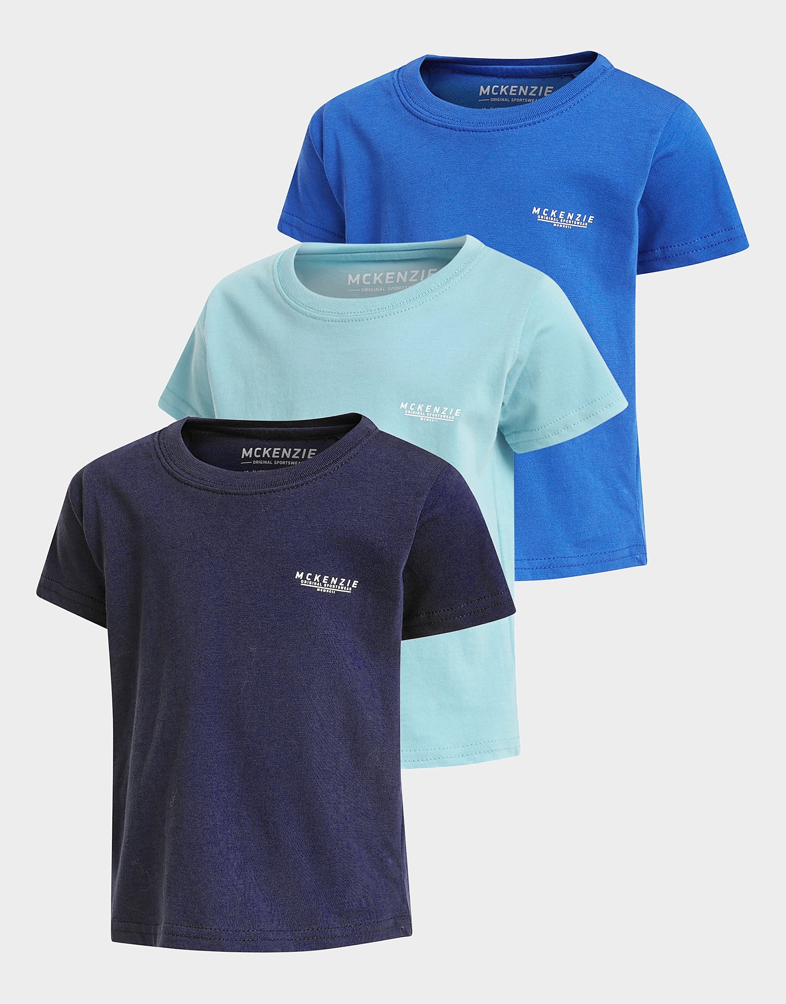 

McKenzie Micro Essential 3 Pack T-Shirt Infant - Blue - Kids, Blue