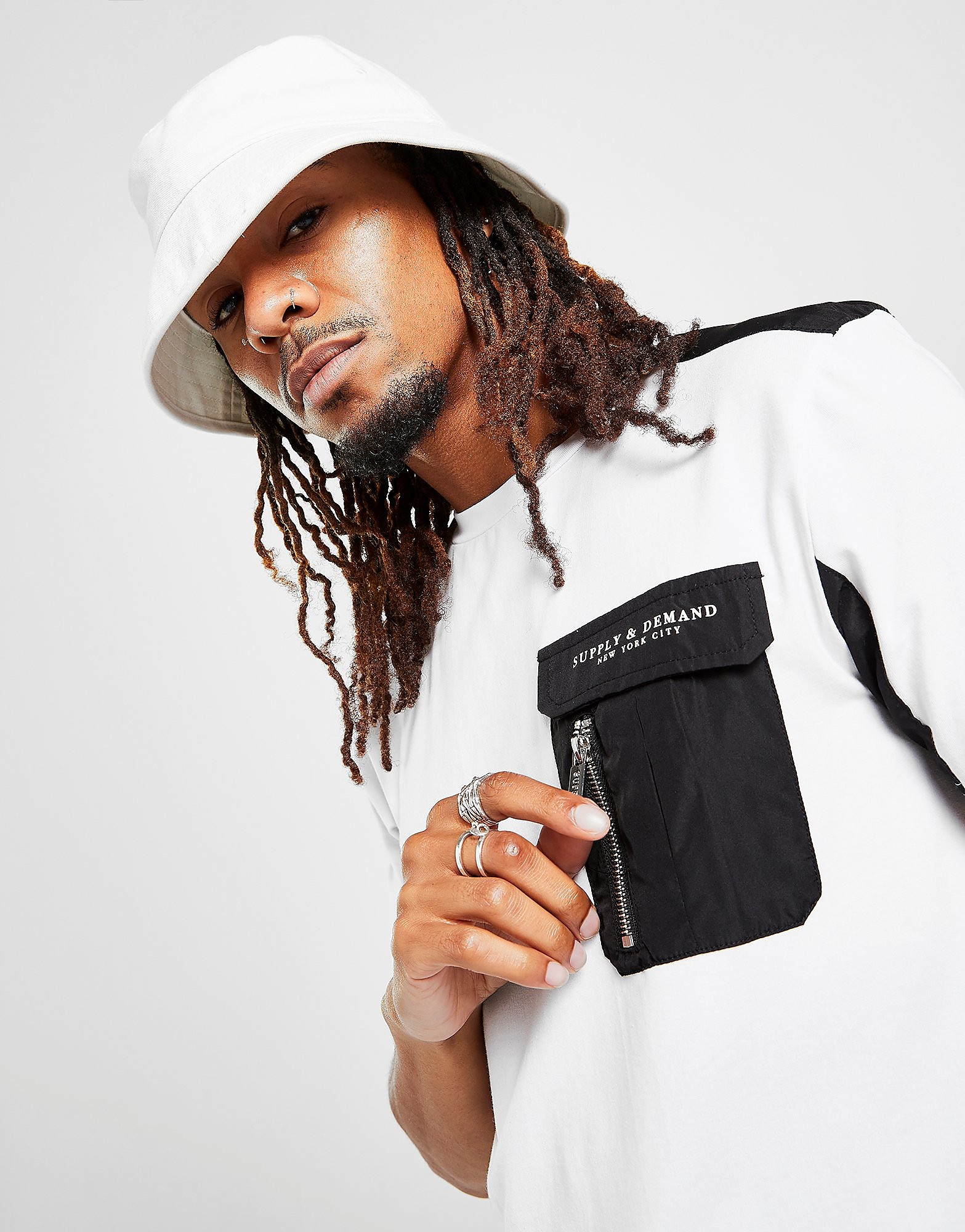 Supply & Demand Compact T-Shirt - WHITE - Mens, WHITE
