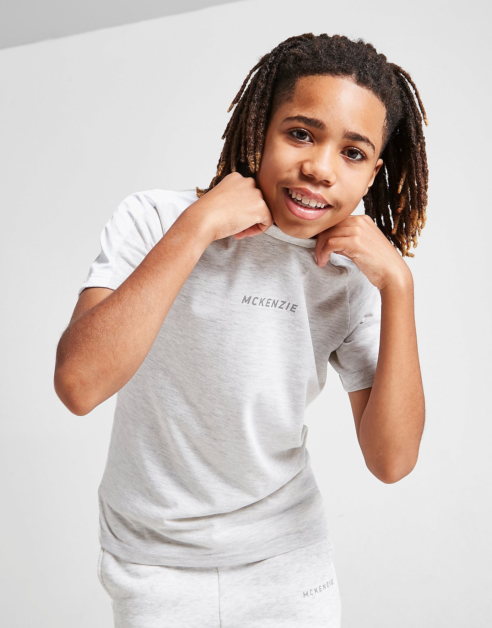

McKenzie Adley Poly T-Shirt Junior - Grey - Kids, Grey
