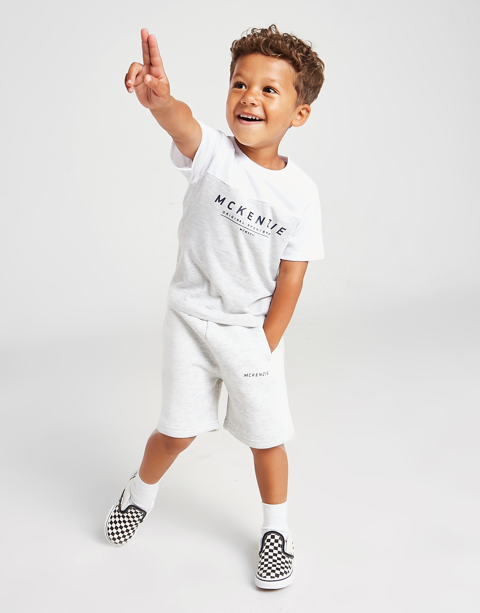 

McKenzie Micro Adley T-Shirt/Shorts Set Infant - Grey - Kids, Grey