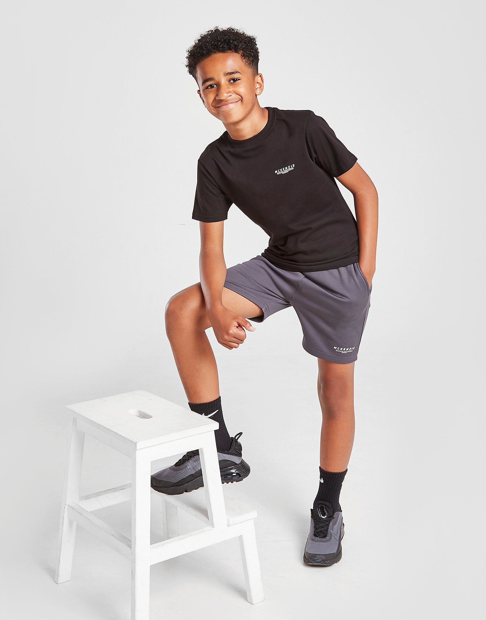 

McKenzie Essential Poly Shorts Junior - Grey - Kids, Grey