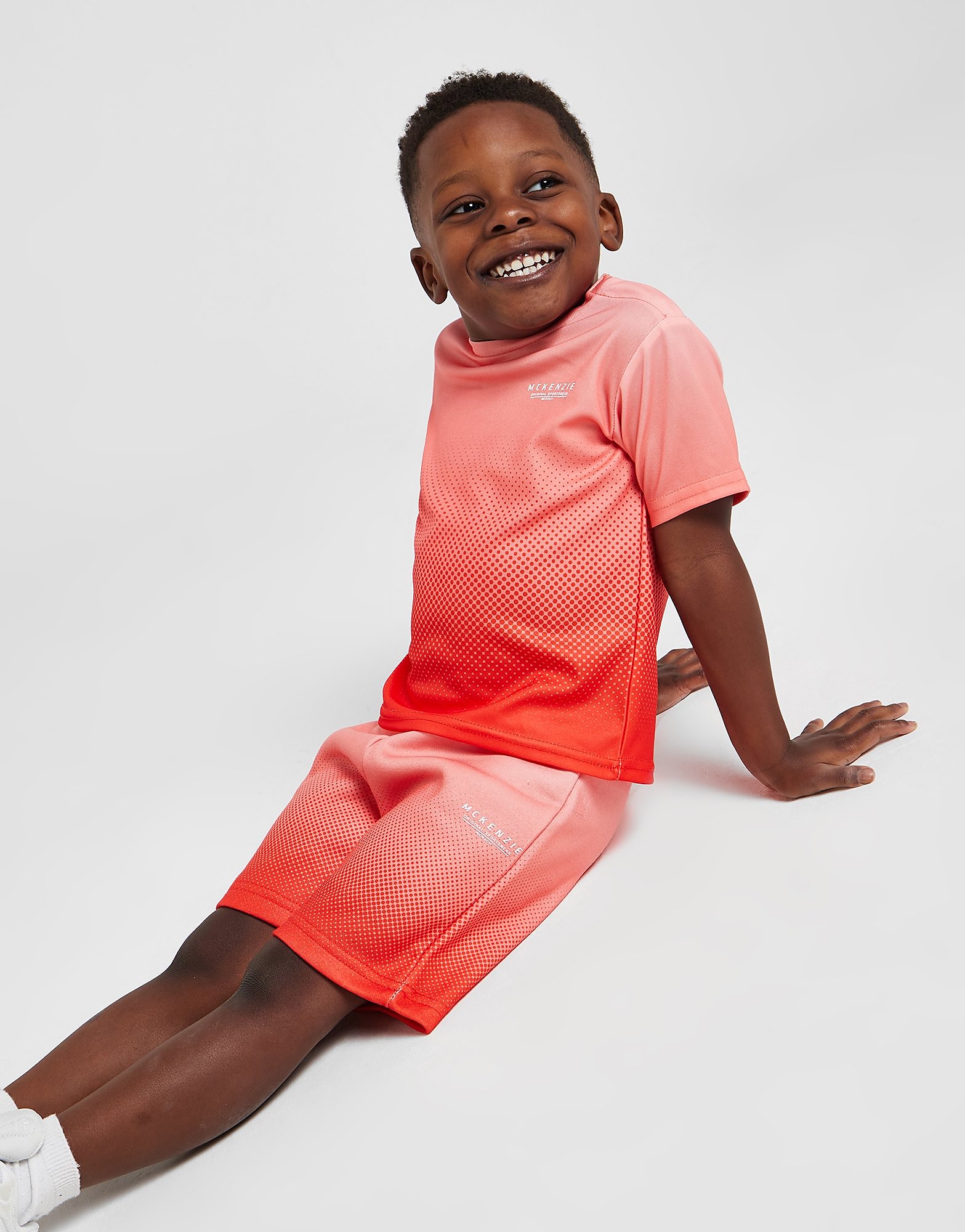

McKenzie Micro Josi Faded T-Shirt/Shorts Set Infant - Red - Kids, Red