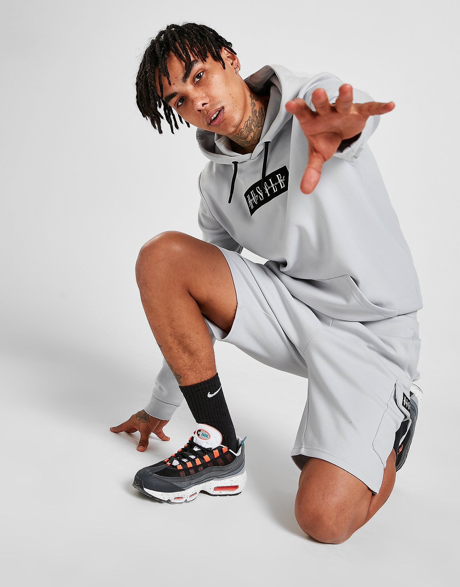 

Supply & Demand Barrier Hoodie/Shorts Set - Grey - Mens, Grey