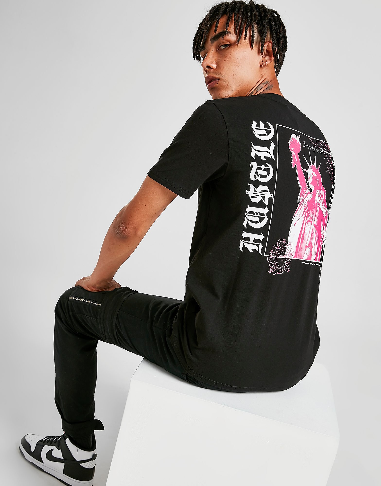 

Supply & Demand Rebel T-Shirt - Black - Mens, Black