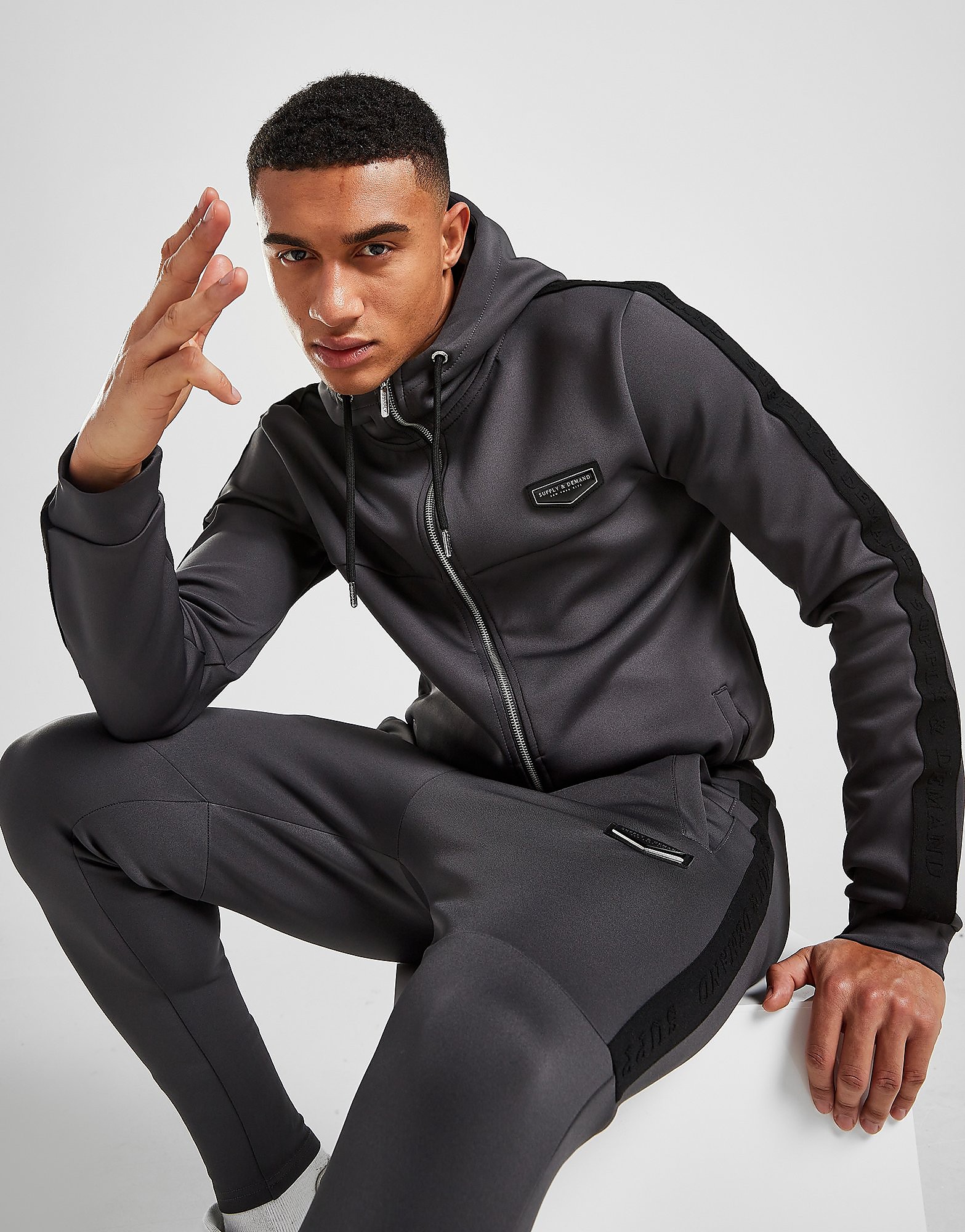 

Supply & Demand Statton Hoodie - GREY - Mens, GREY