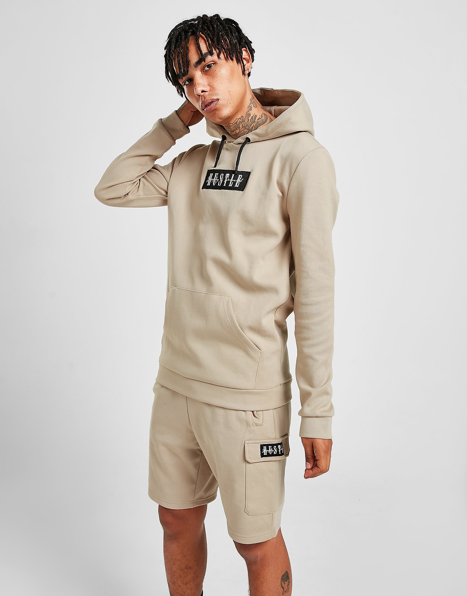 

Supply & Demand Barrier Hoodie/Shorts Set - Beige - Mens, Beige