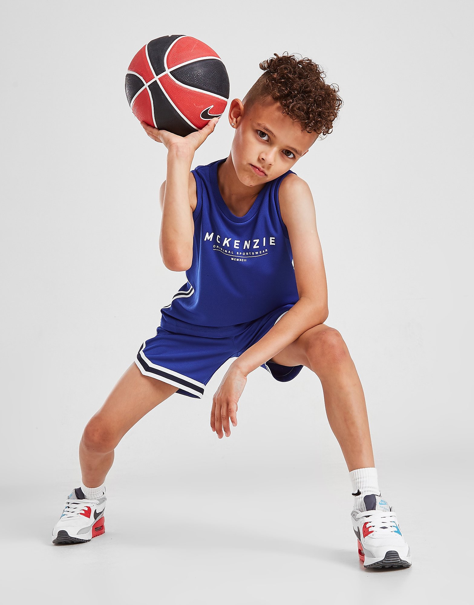 

McKenzie Mini Marco Vest/Shorts Set Children - Blue - Kids, Blue