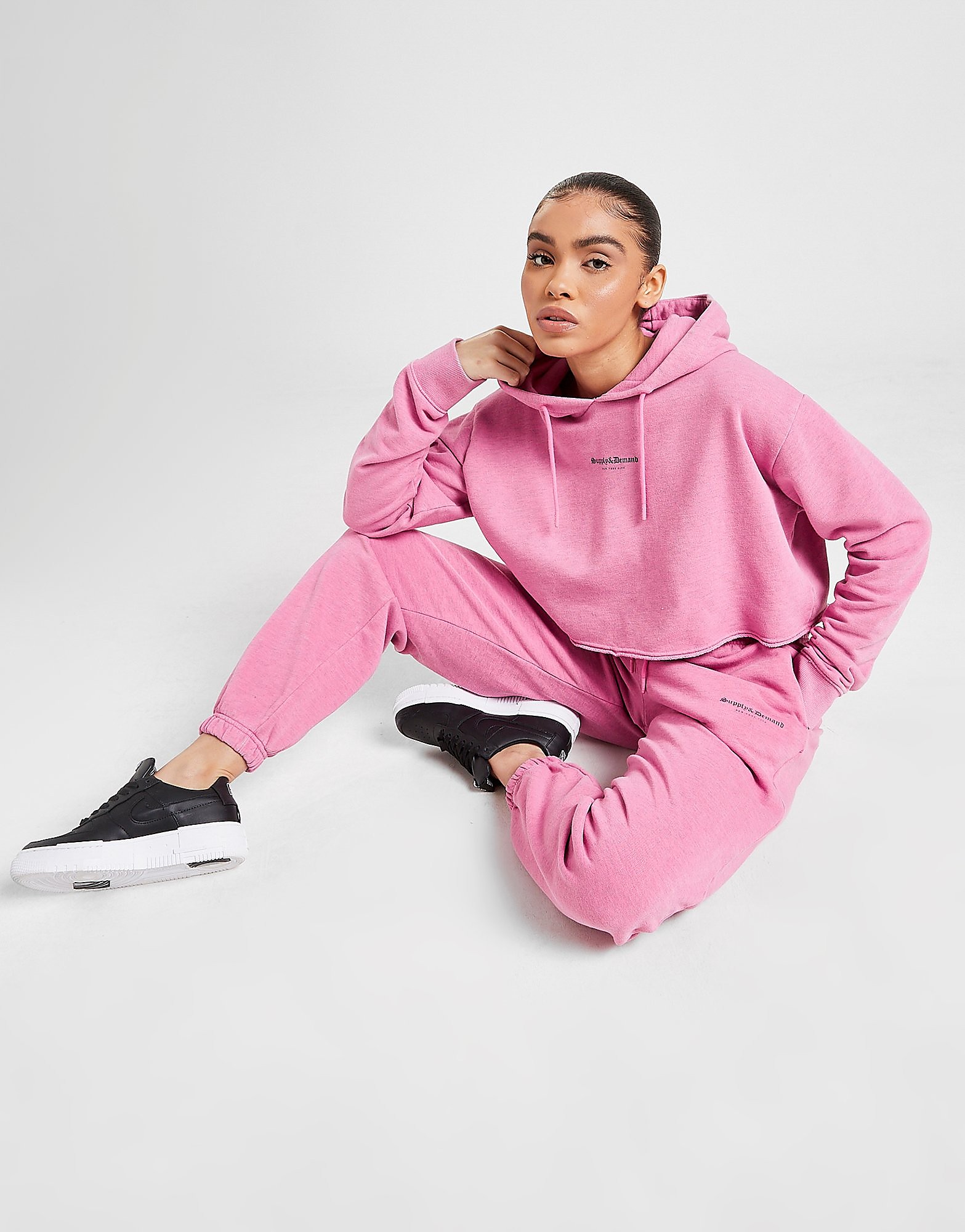 

Supply & Demand Gothic Logo Joggers - Only at JD - Pink - Womens, Pink