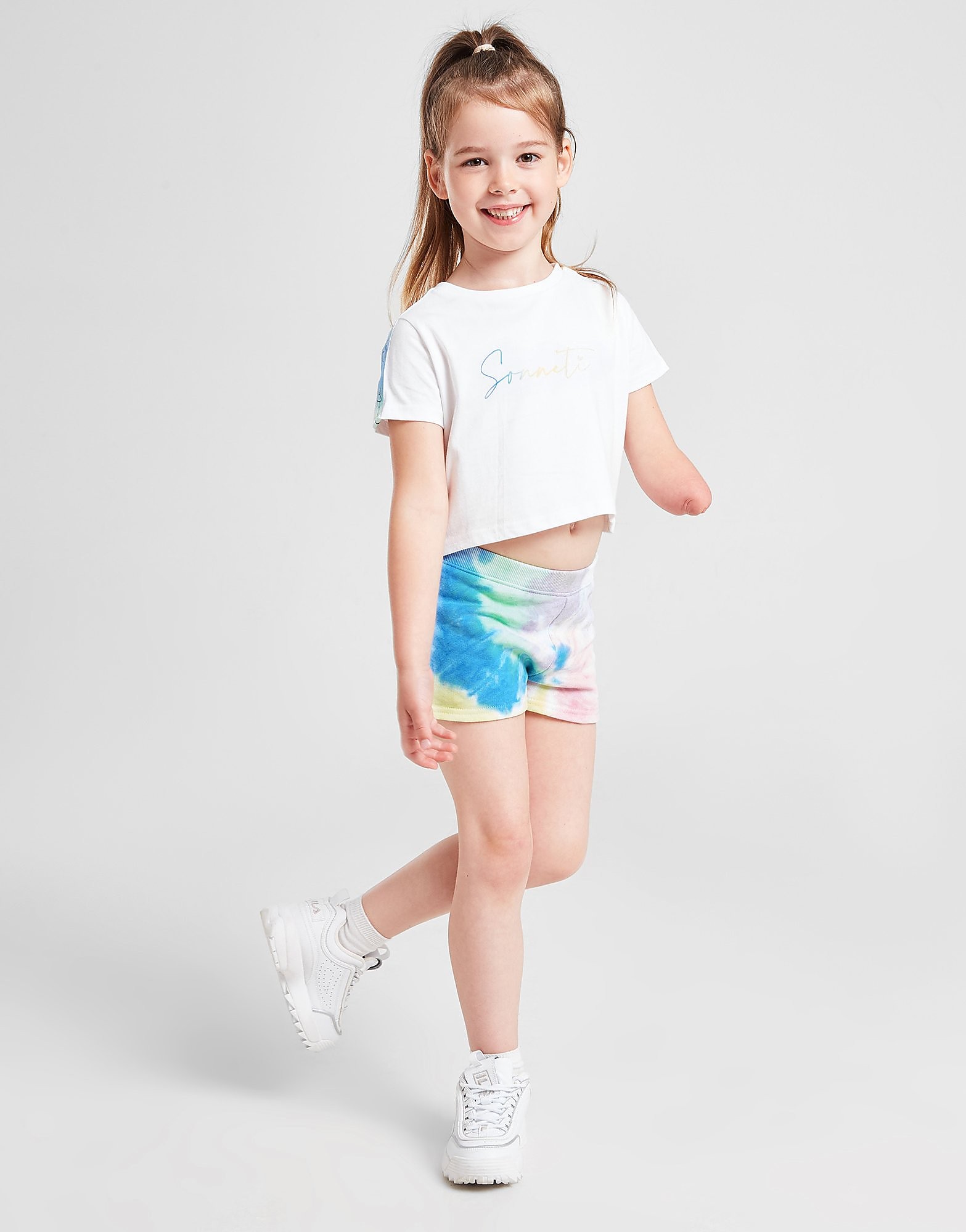 Sonneti Conjunto T-Shirt/Calções Mini Tie Dye para Criança - Multicolor - Kids, Multicolor