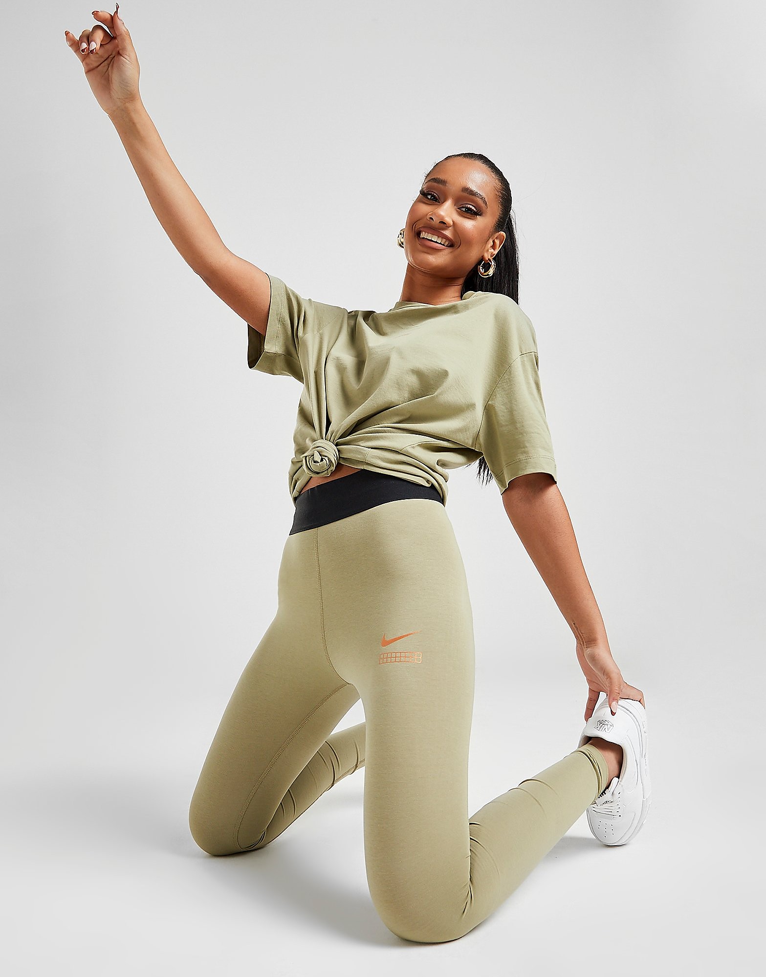 

Nike Grid Leggings - Green - Womens, Green