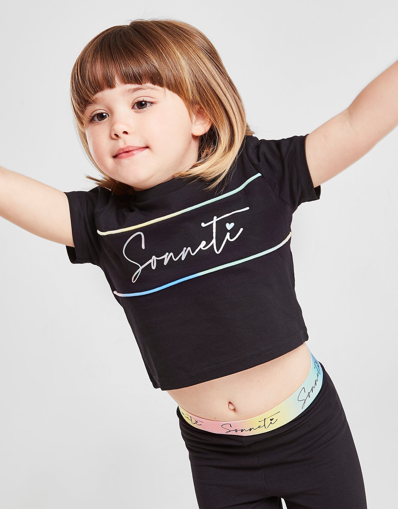 

Sonneti Girls' Micro Eden T-Shirt/Leggings Set Infant - Black - Kids, Black