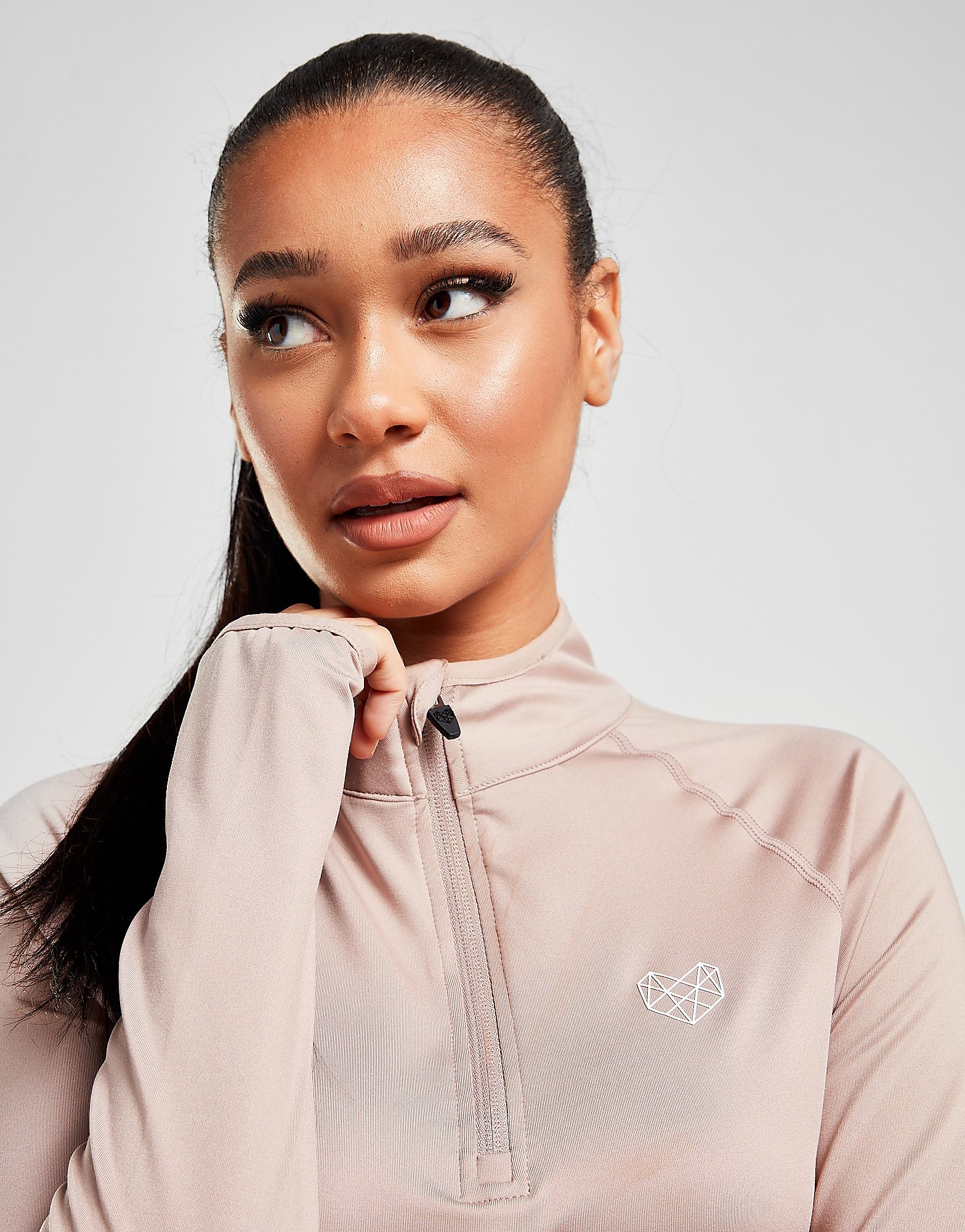 

Pink Soda Sport Vista 1/4 Zip Top - Brown - Womens, Brown