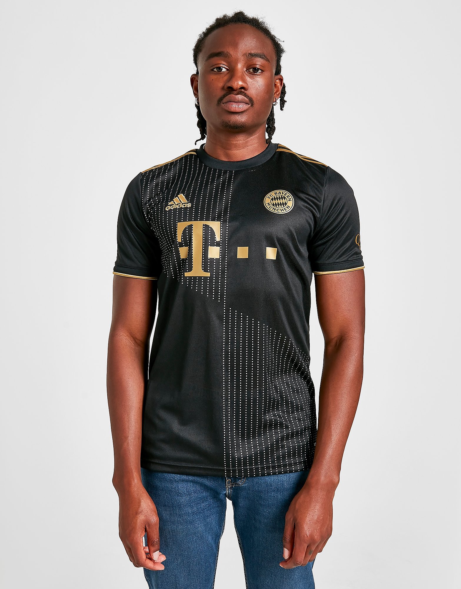 

adidas FC Bayern Munich 2021/22 Away Shirt - Black - Mens, Black