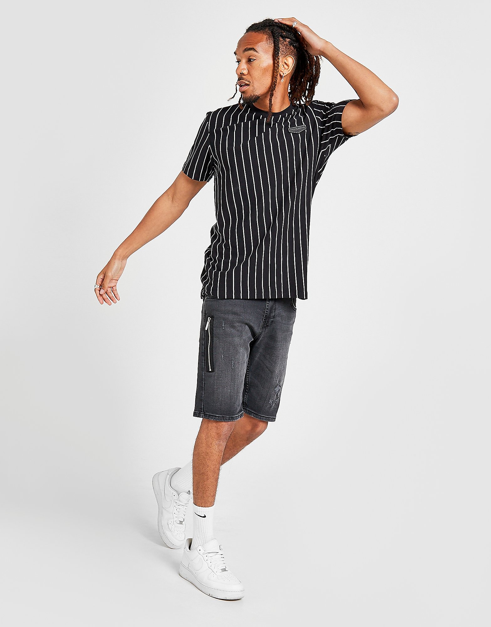 

Supply & Demand Gring Denim Shorts - Black - Mens, Black