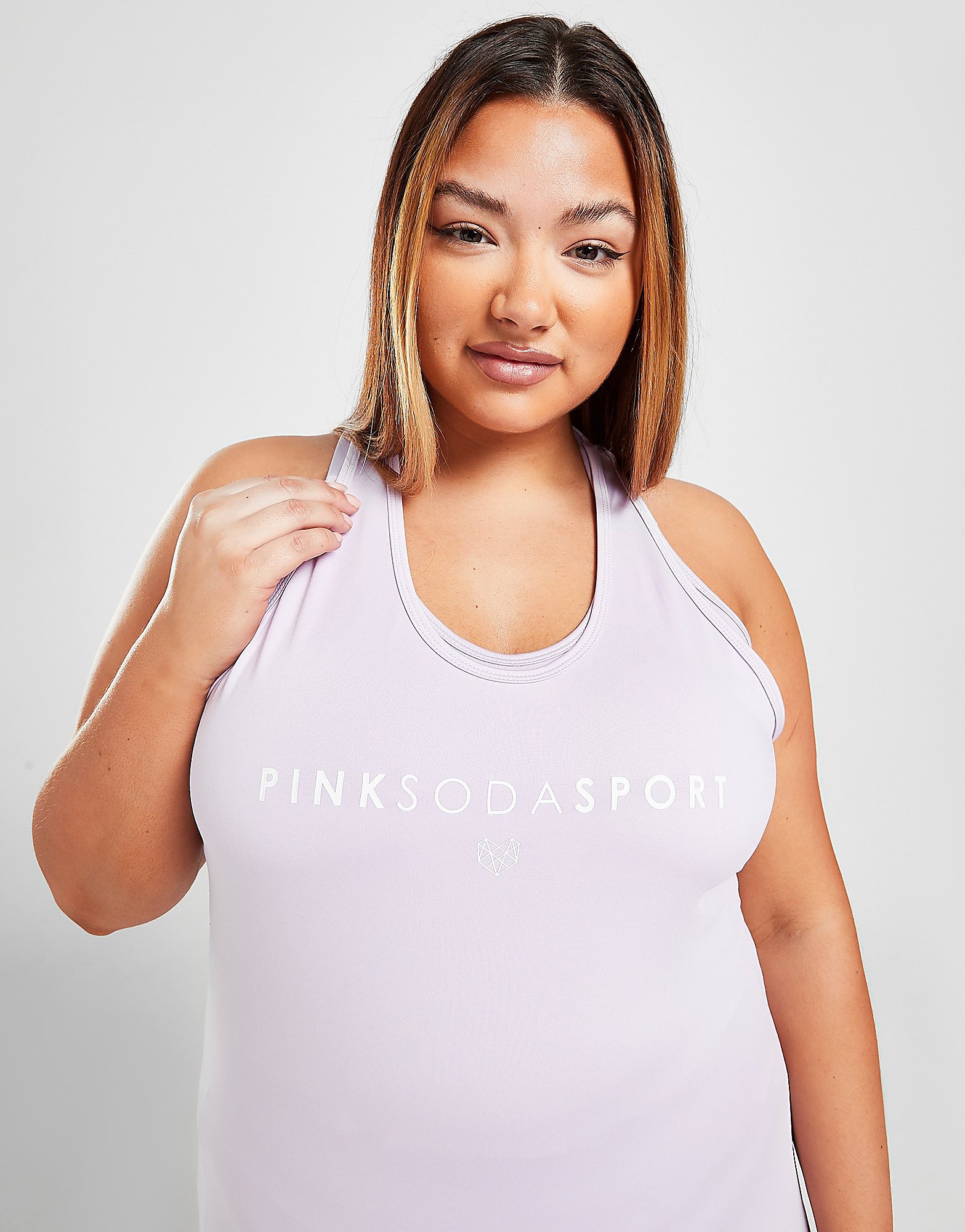 

Pink Soda Sport Raton Plus Size Tank Top - Purple - Womens, Purple