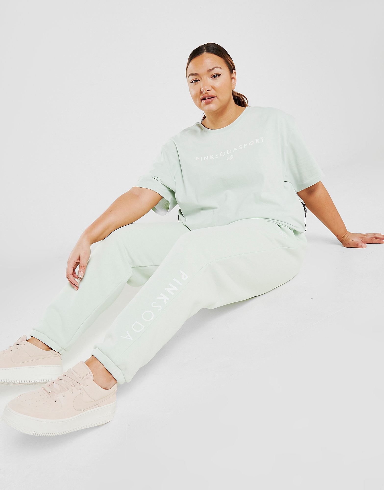 

Pink Soda Sport Lyon Plus Size Joggers - Green - Womens, Green