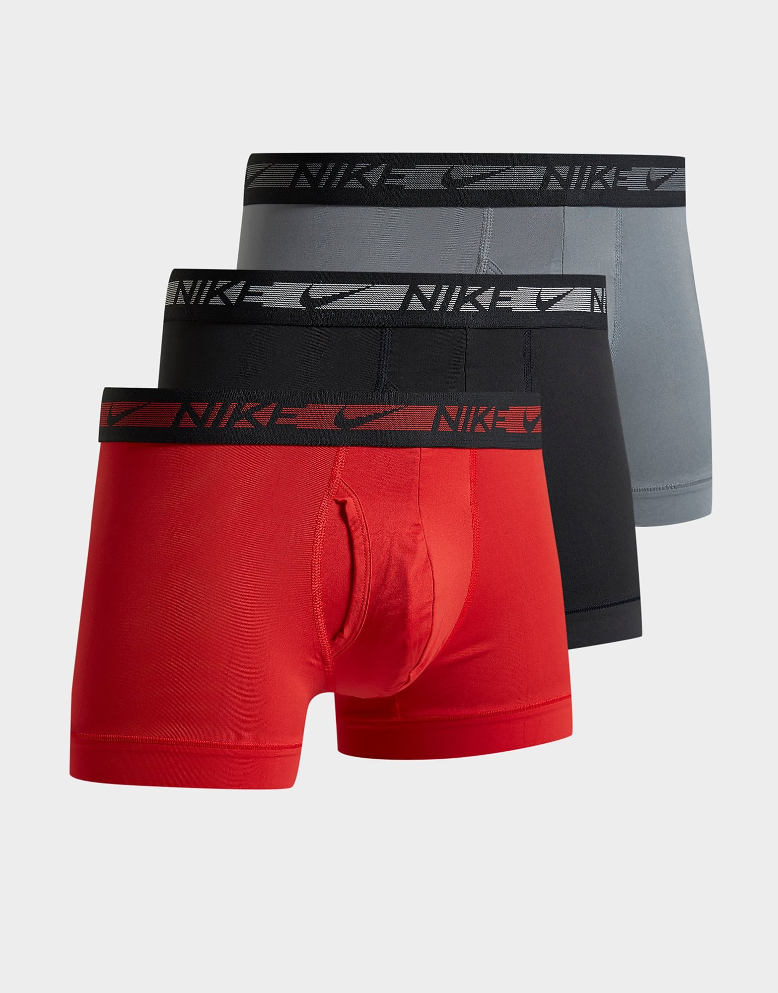 

Nike 3-Pack Flex Boxers - Red/Grey - Mens, Red/Grey