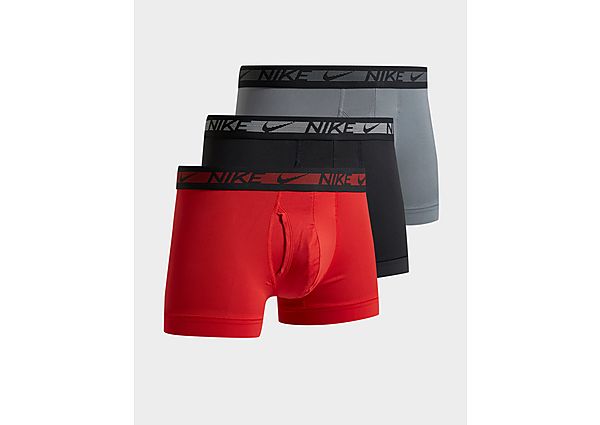 Nike 3-Pack Flex Boxers - Red/Grey - Mens, Red/Grey