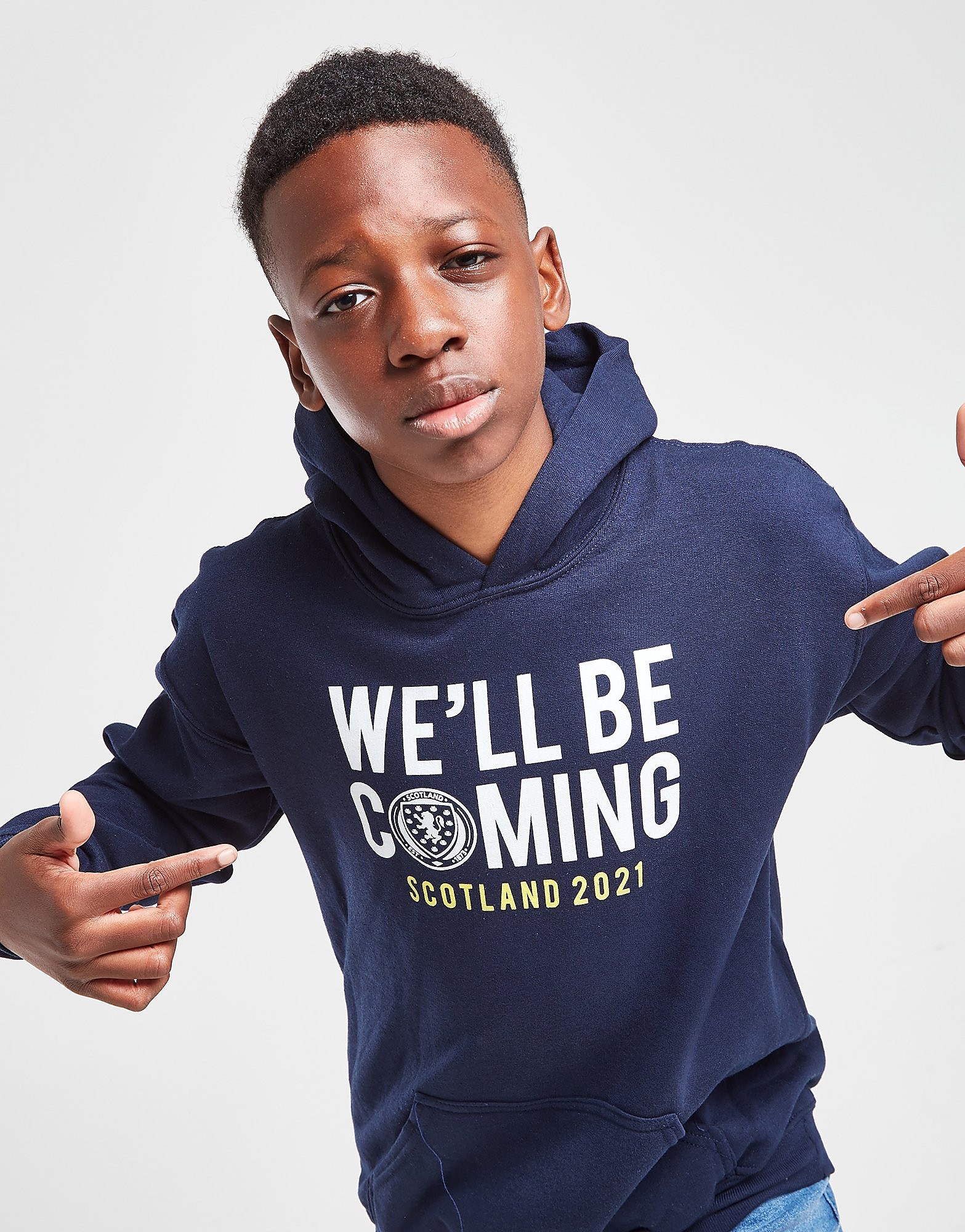 

Official Team Scotland We'll Be Coming Hoodie Junior - Blue - Kids, Blue