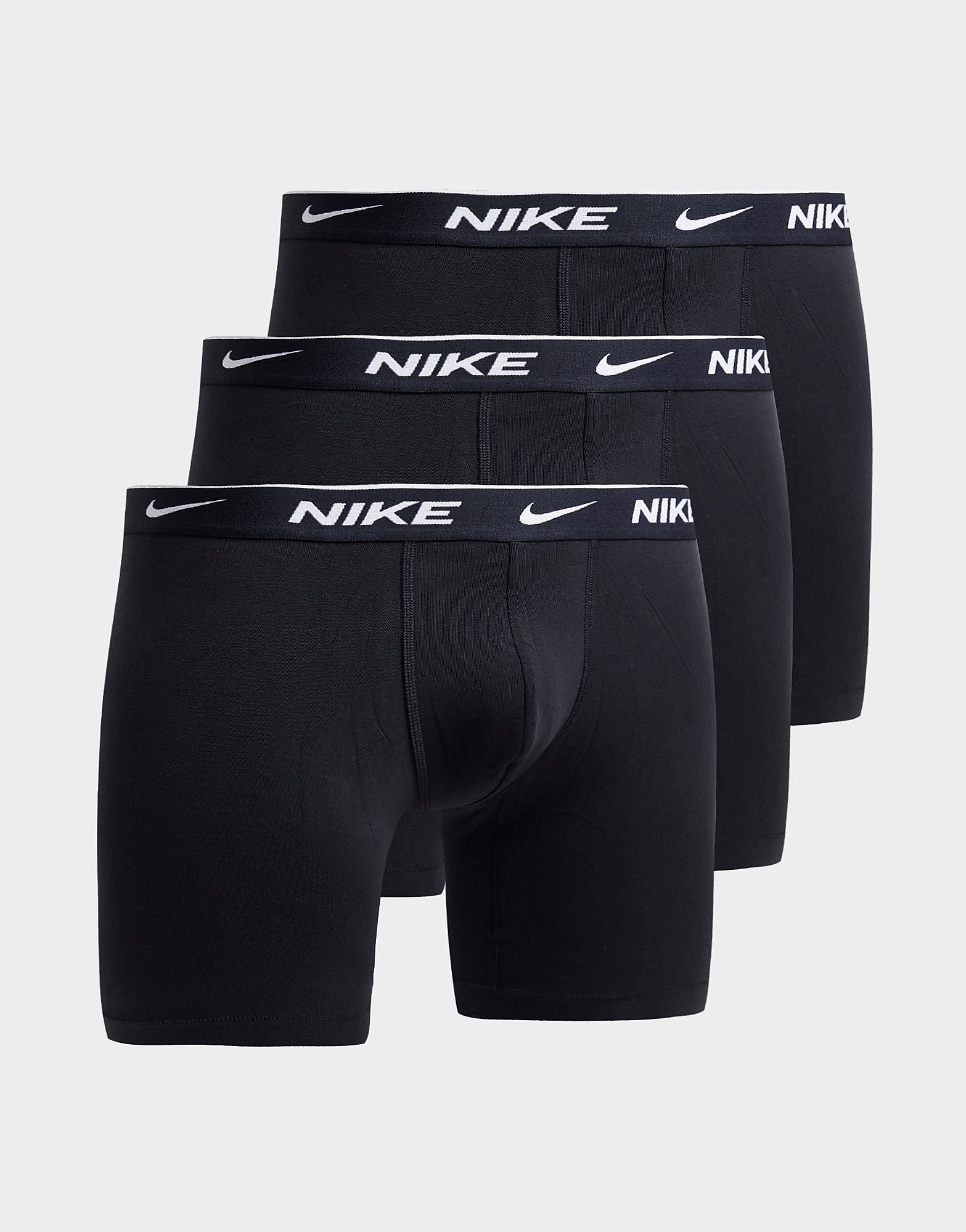 Nike Pack de 3 Boxers Long - Preto - Mens, Preto