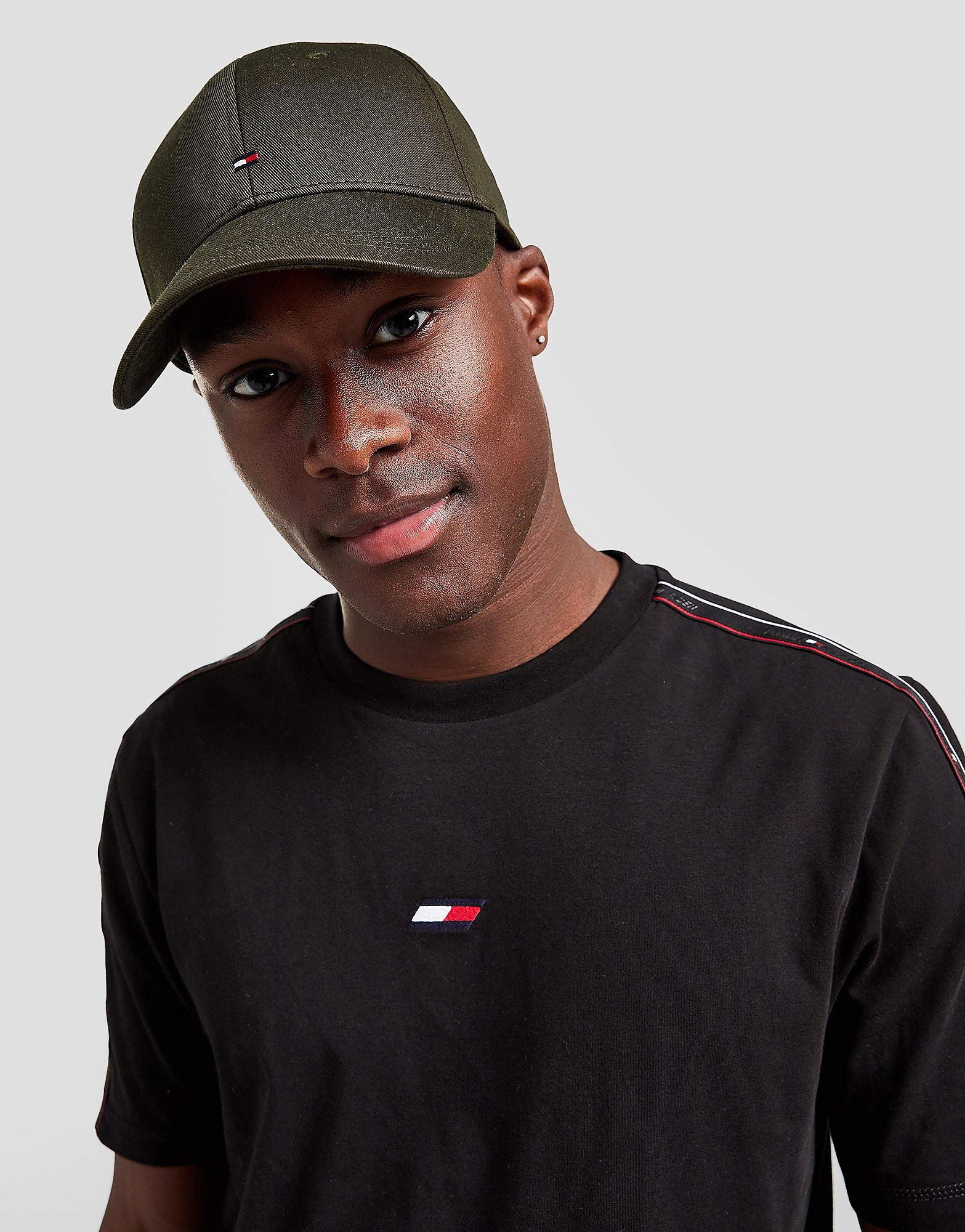 Tommy Hilfiger Classic Flag Cap - Green - Womens, Green