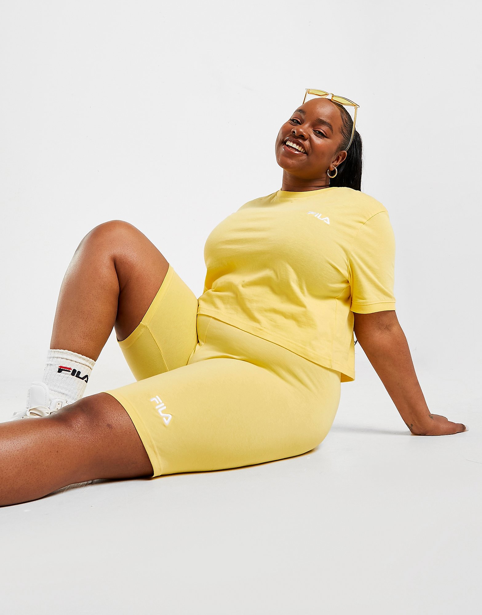 

Fila Core Plus Size Cycle Shorts - Only at JD - Yellow - Womens, Yellow