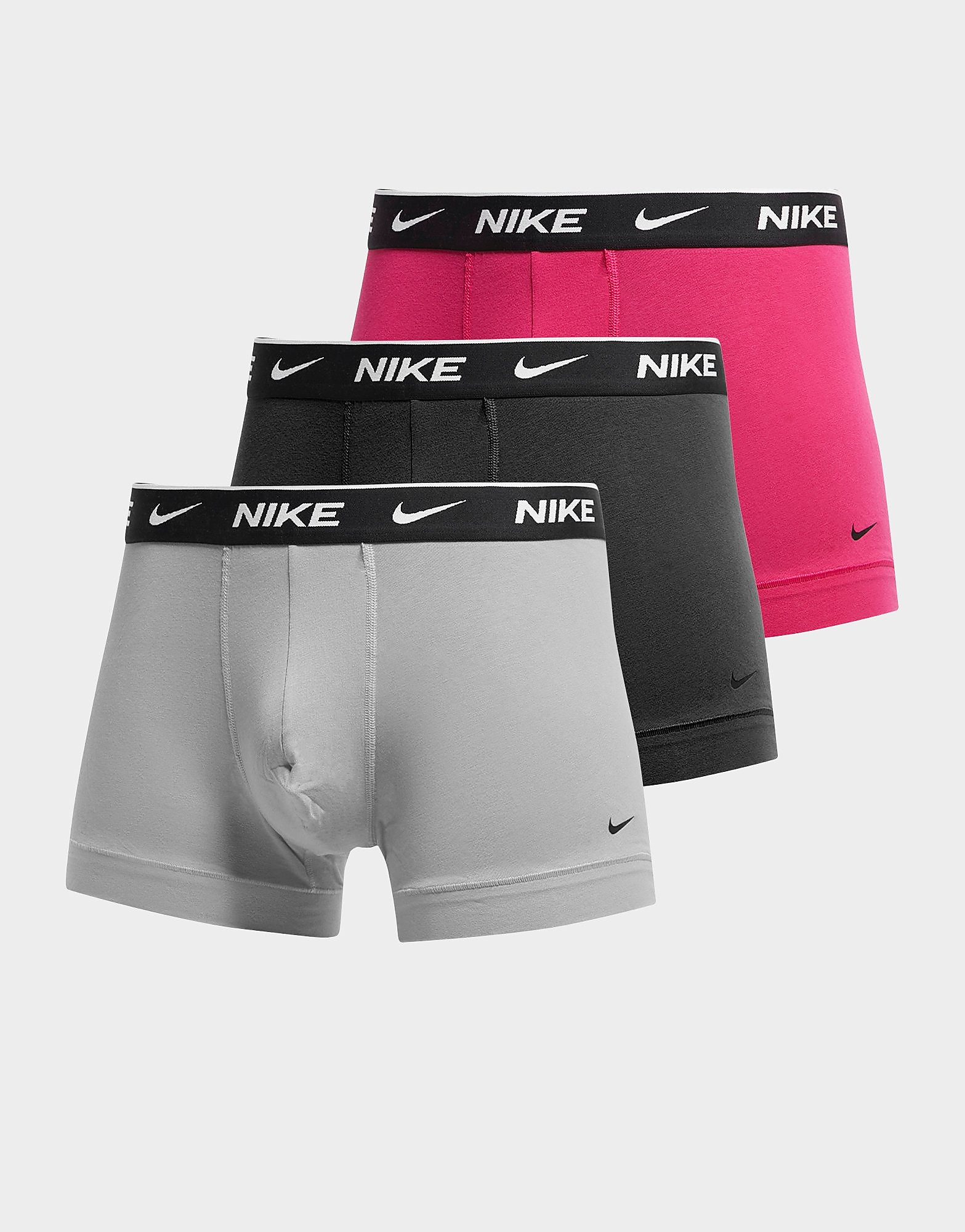 

Nike 3-Pack Trunks - Grey/Black - Mens, Grey/Black