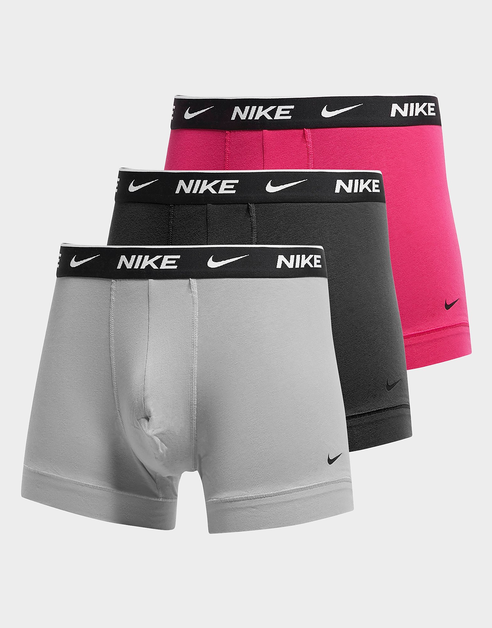 

Nike 3-Pack Boxers - Grey/Black - Mens, Grey/Black