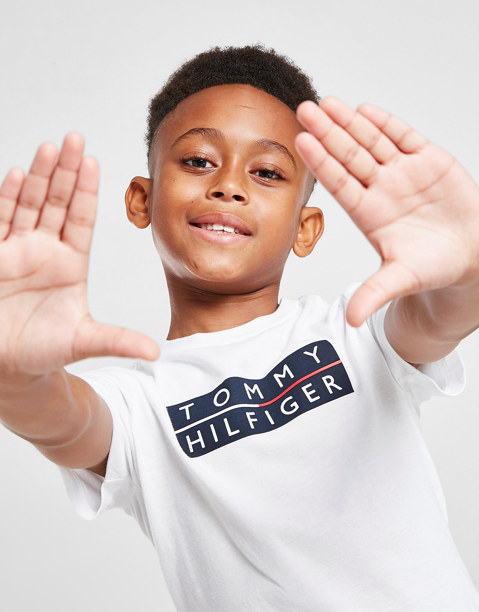

Tommy Hilfiger Logo T-Shirt Children - White - Kids, White