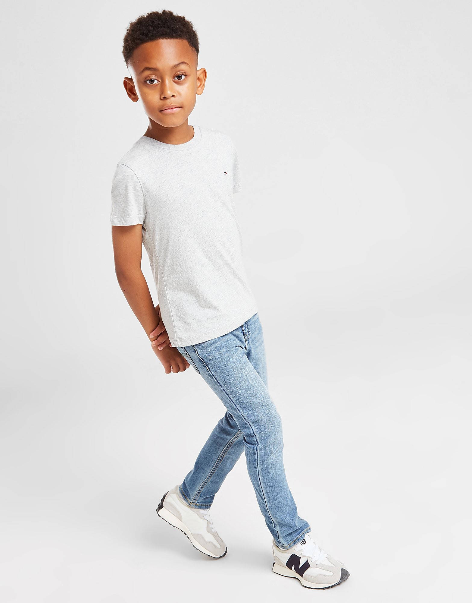 

Tommy Hilfiger Small Flag T-Shirt Children - Grey - Kids, Grey