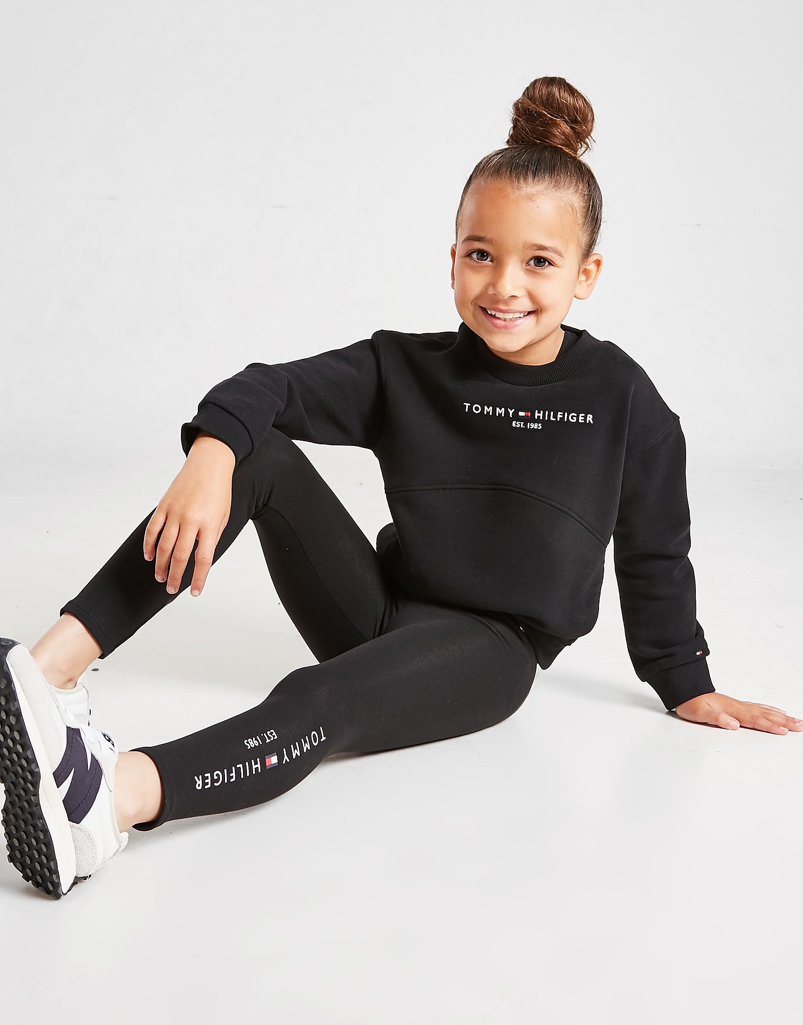 

Tommy Hilfiger Essential Sweatshirt/Leggings Set - Black - Kids, Black