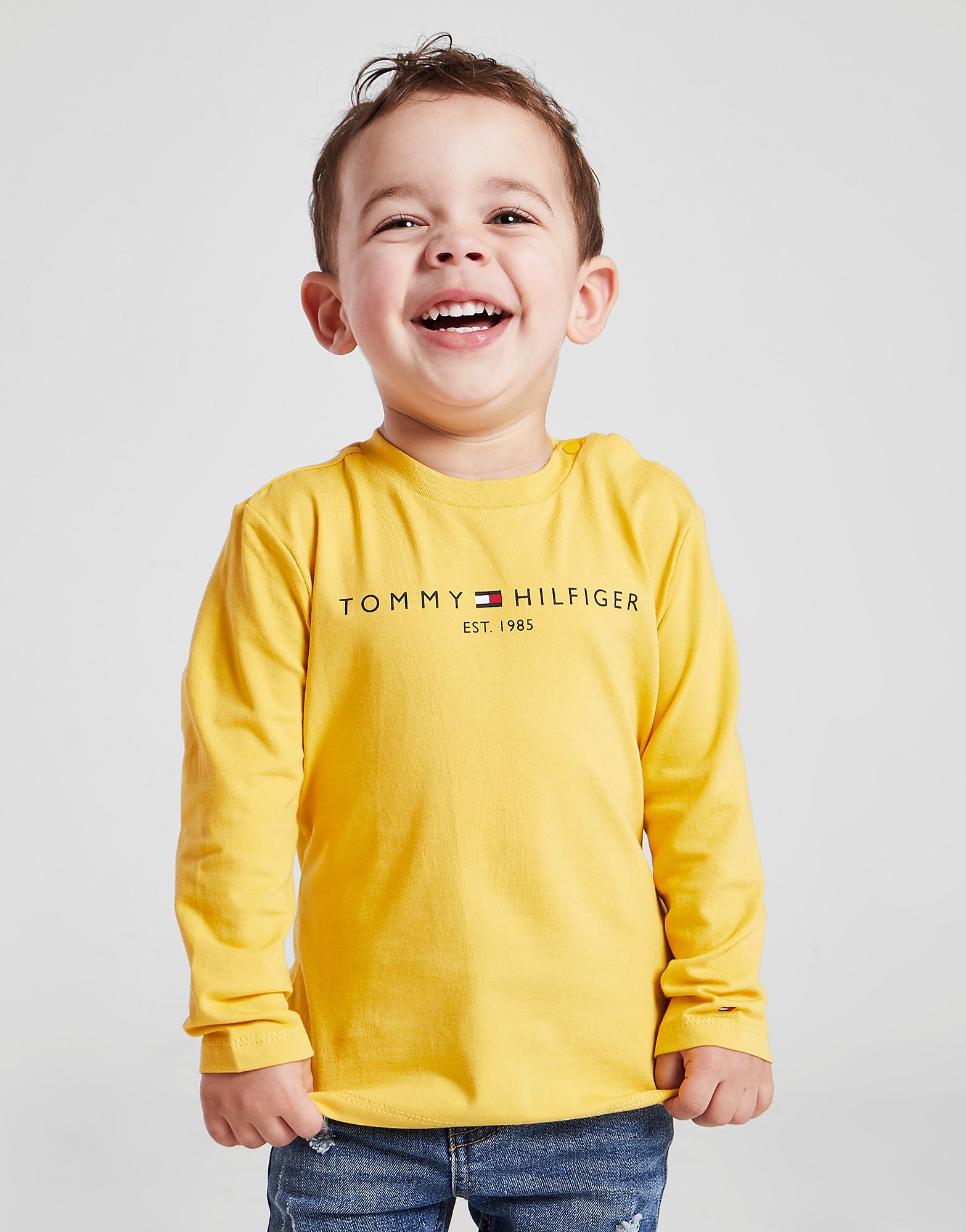 

Tommy Hilfiger Essential Long Sleeve T-Shirt Infant - Yellow - Kids, Yellow