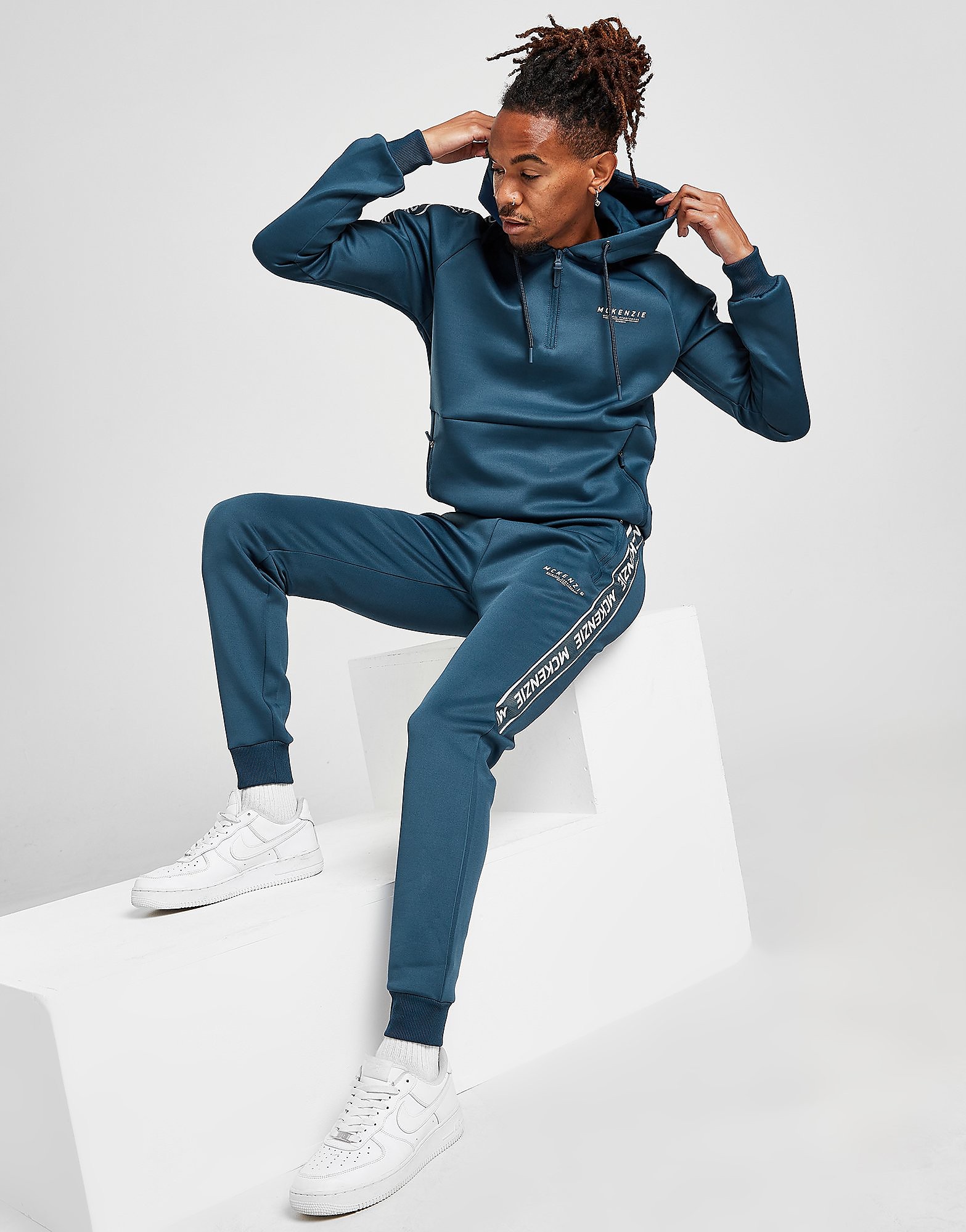 

McKenzie Oli Poly Tracksuit - Only at JD - Blue - Mens, Blue