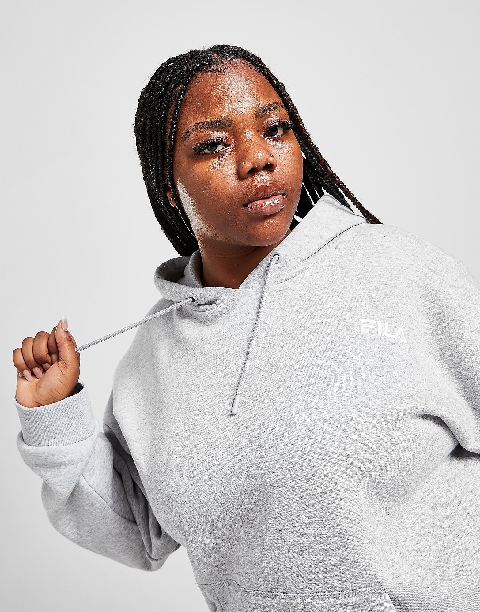 

Fila Core Plus Size Hoodie - Only at JD - Grey - Womens, Grey