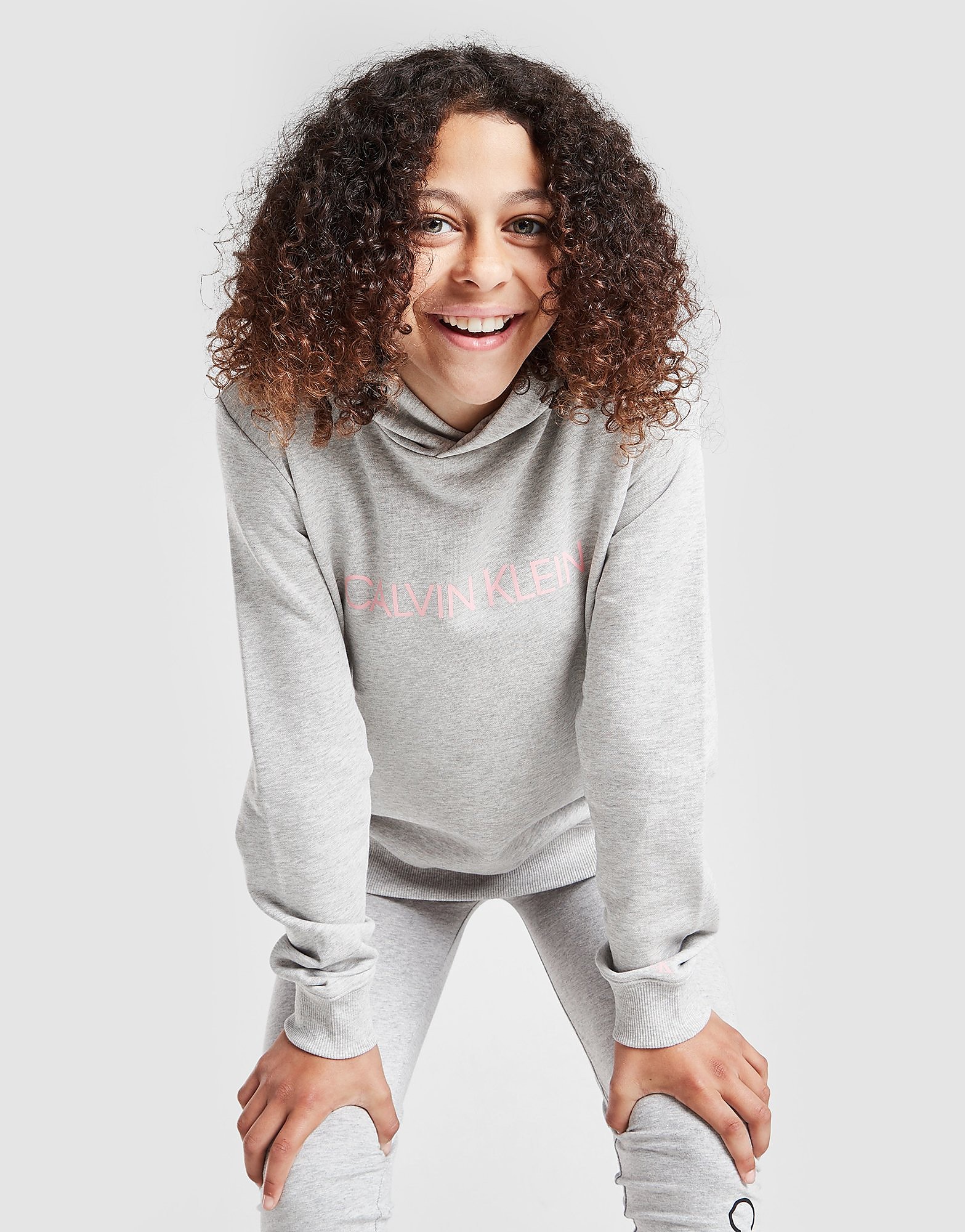 

Calvin Klein Girls' Institutional Logo Hoodie Junior - Grey - Kids, Grey