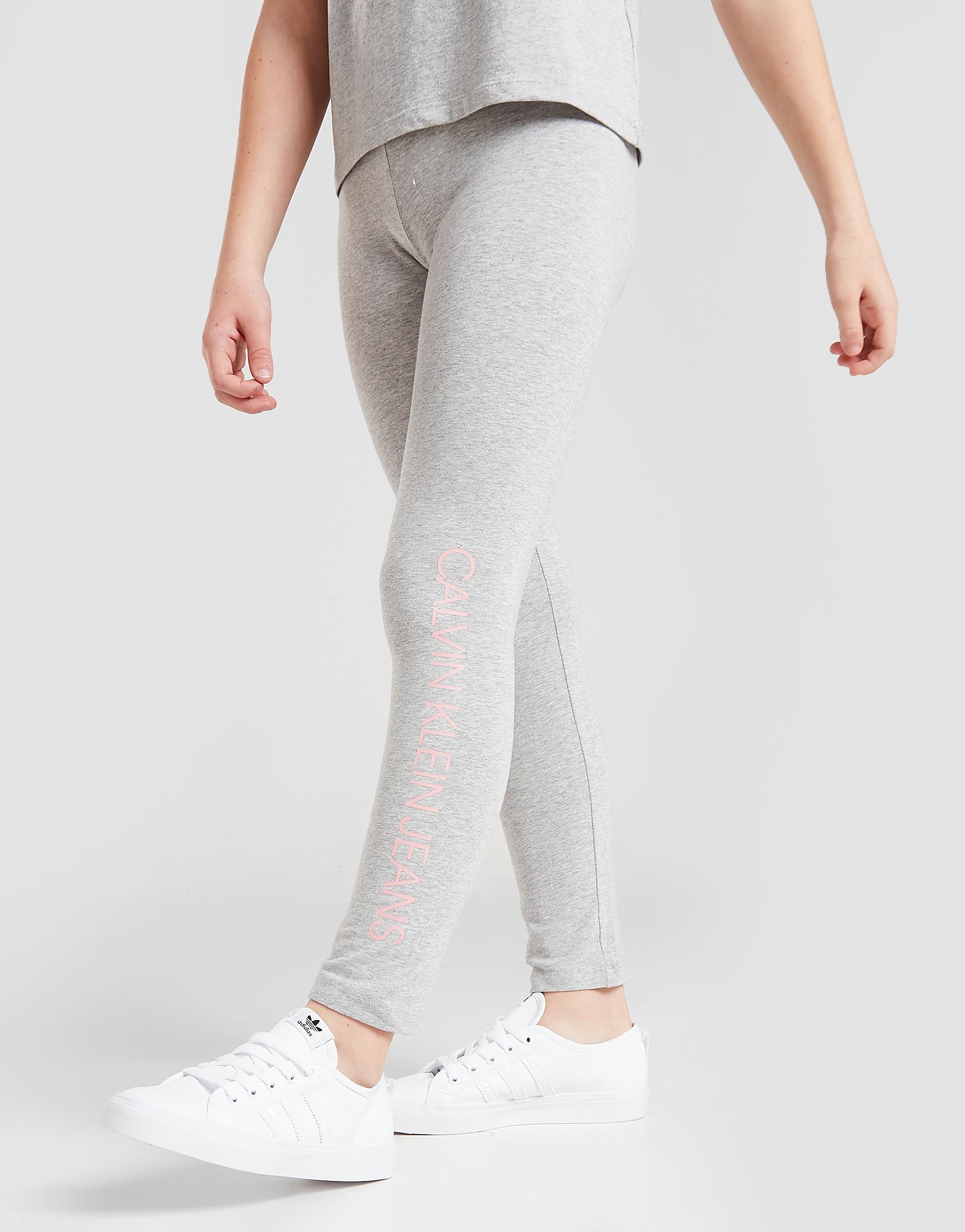 

Calvin Klein Girls' Logo Leggings Junior - Grey - Kids, Grey