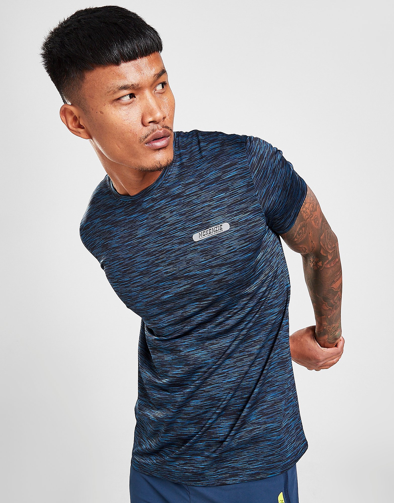 

McKenzie Performance Base T-Shirt - Only at JD - Blue - Mens, Blue
