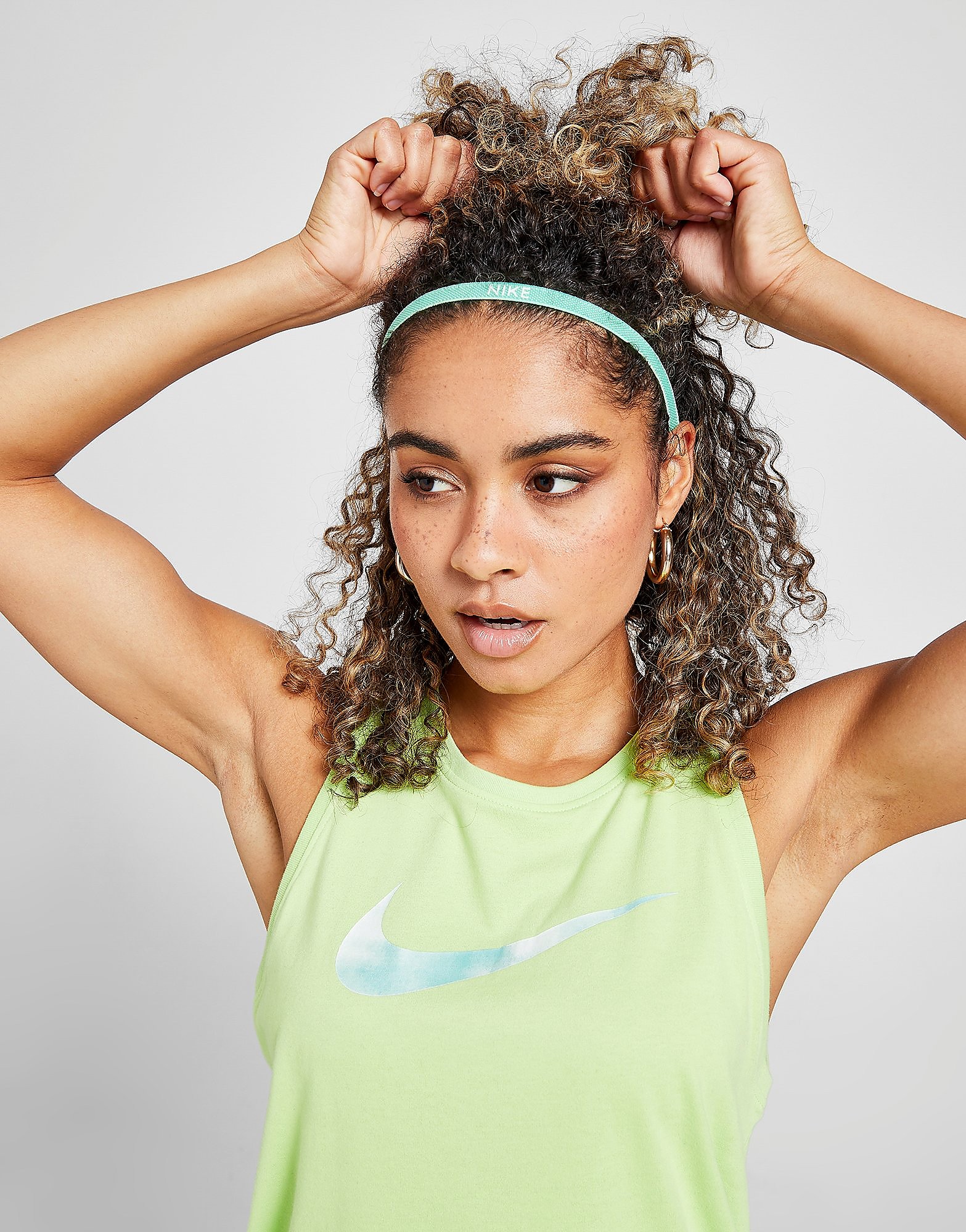 

Nike 3-Pack Elastic Headbands - Green - Womens, Green