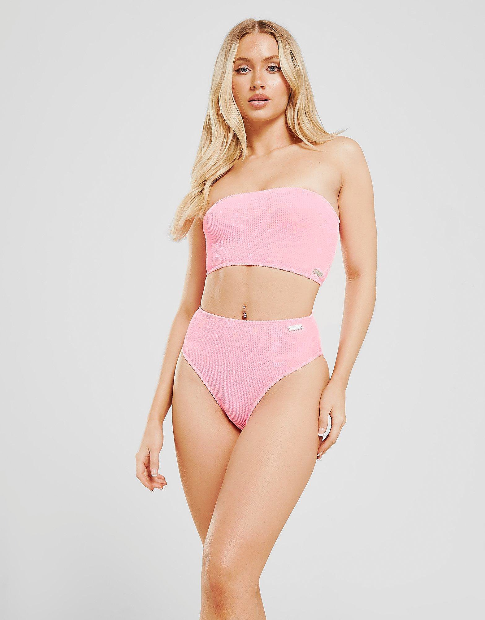 

Fila Crinkle High Waist Bikini Bottoms - Only at JD - Pink - Womens, Pink