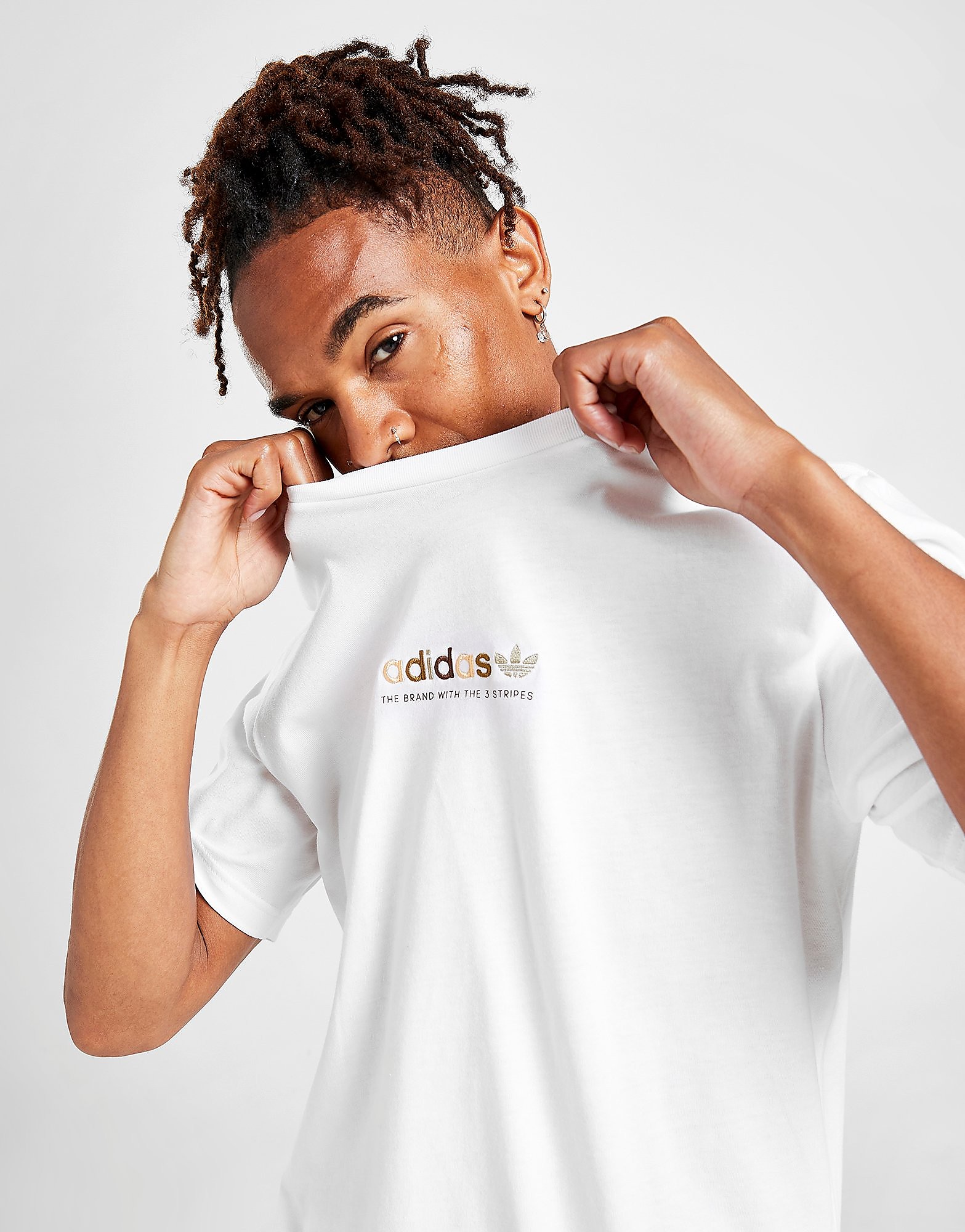 adidas Originals Smash T-Shirt - Only at JD, Wit