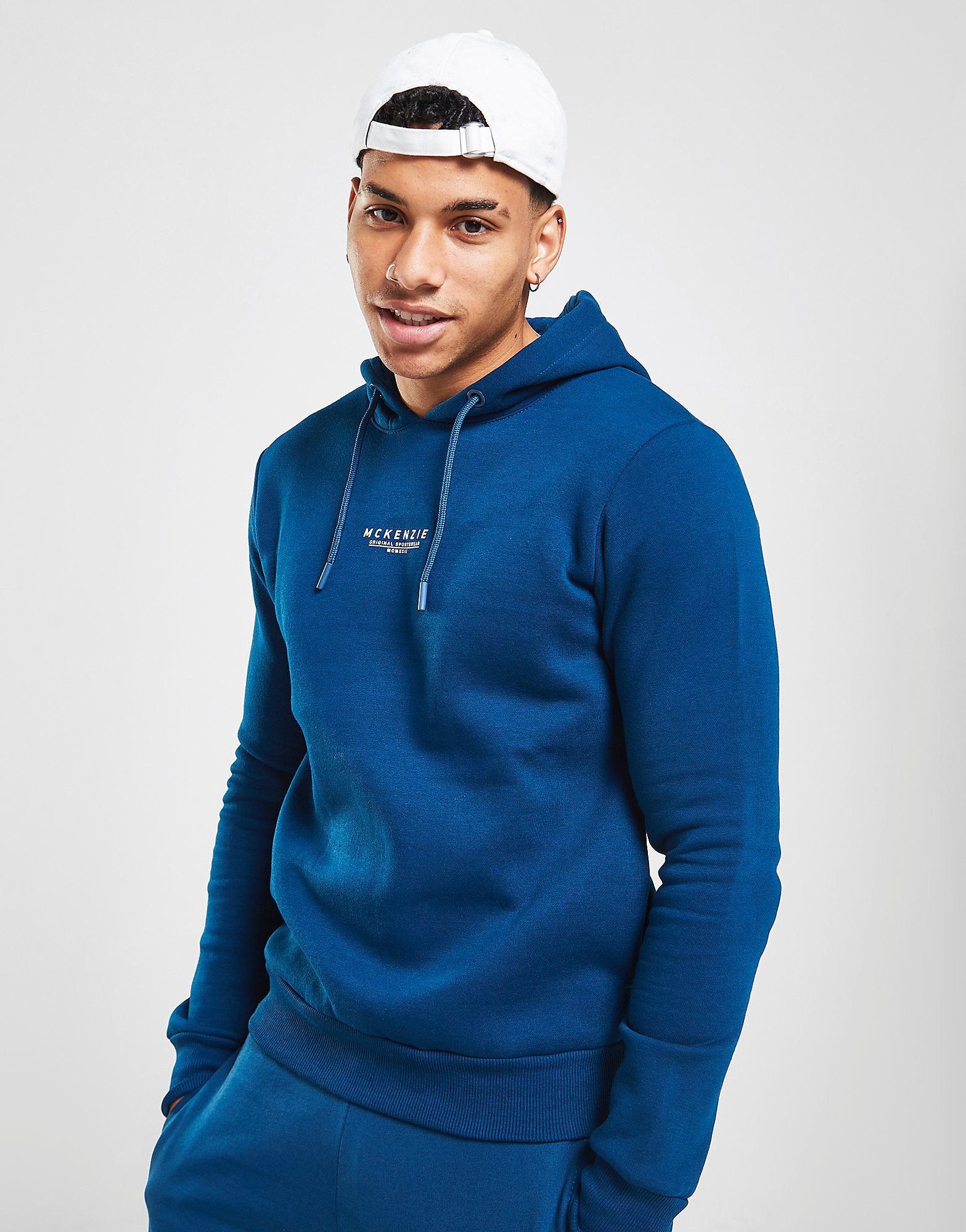 

McKenzie Essential Overhead Hoodie - Only at JD - Blue - Mens, Blue