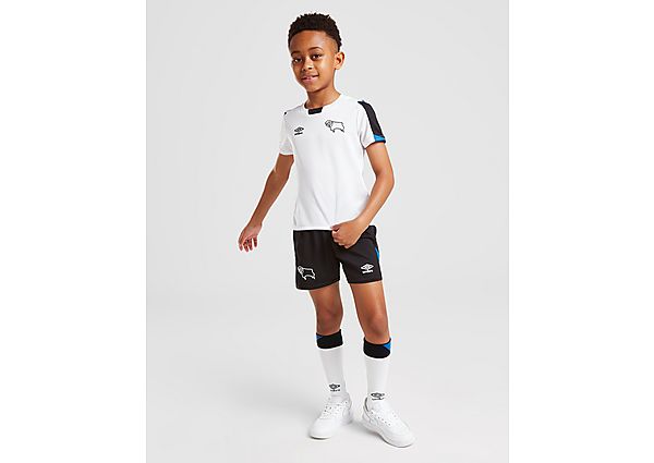 Umbro Derby County FC 2021/22 Home Kit Children - White - Kids, White